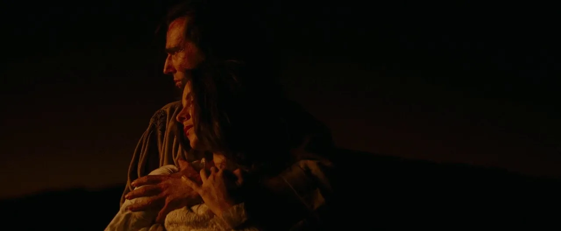 Daniel Day-Lewis and Madeleine Stowe in The Last of the Mohicans (1992)