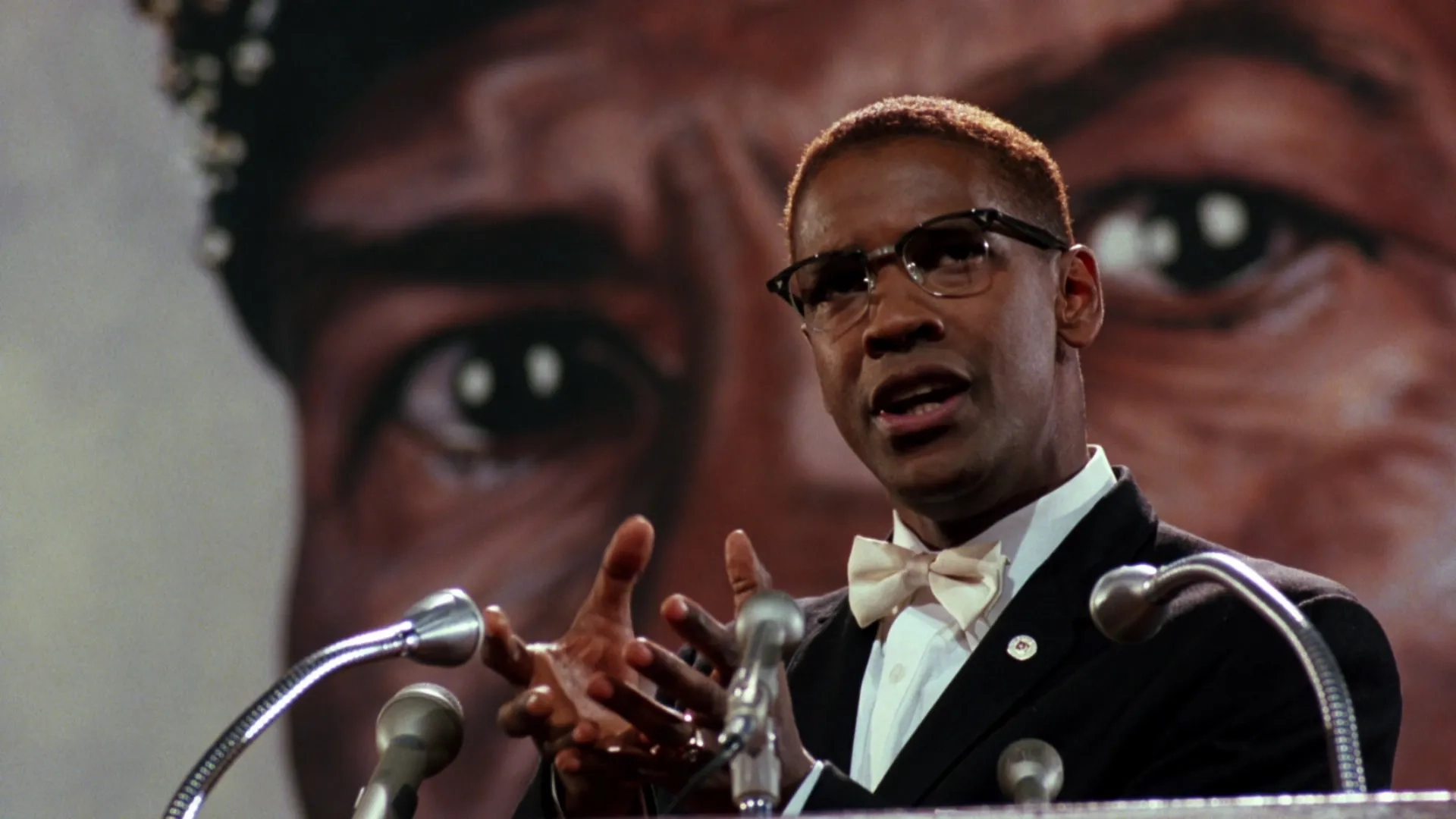 Denzel Washington in Malcolm X (1992)