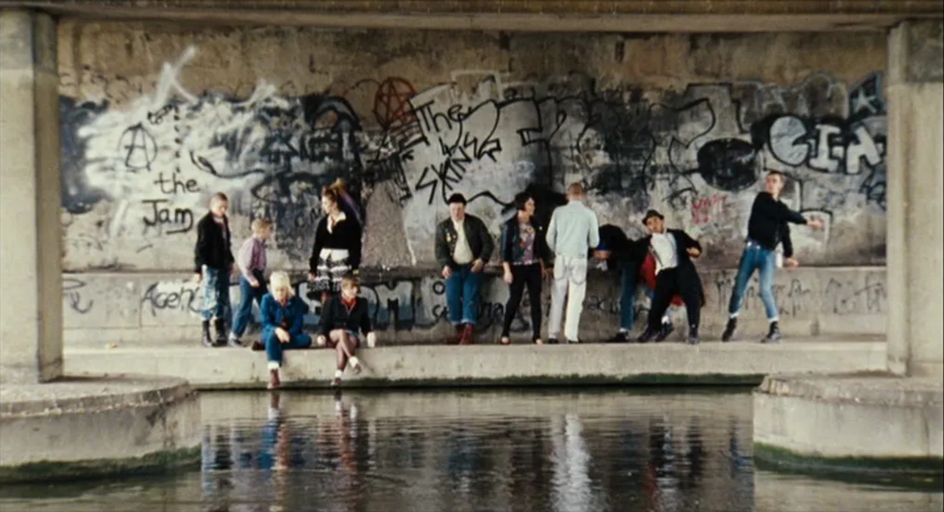 Vicky McClure, Andrew Shim, Thomas Turgoose, and Rosamund Hanson in This Is England (2006)