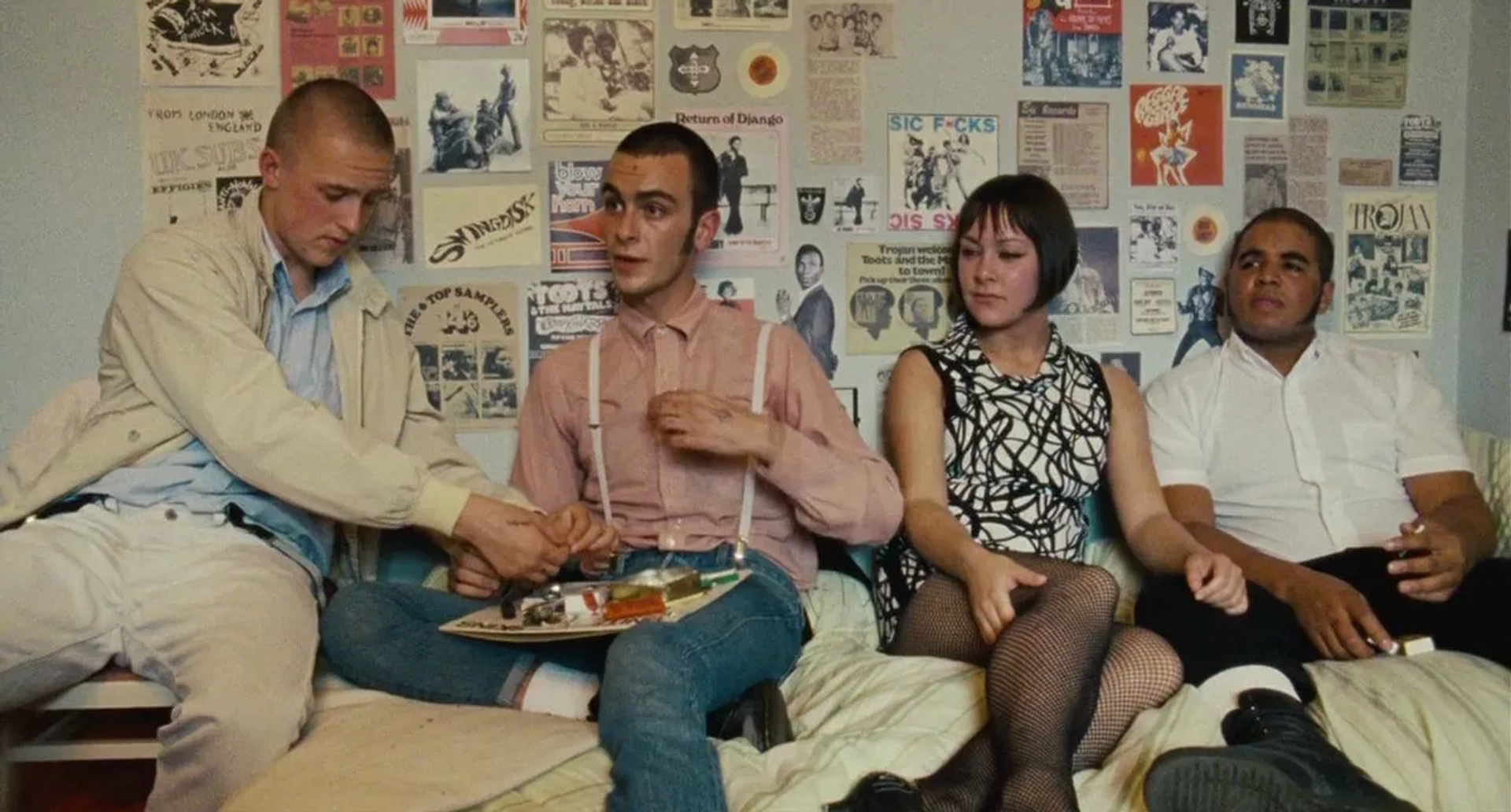 Joe Gilgun and Andrew Shim in This Is England (2006)