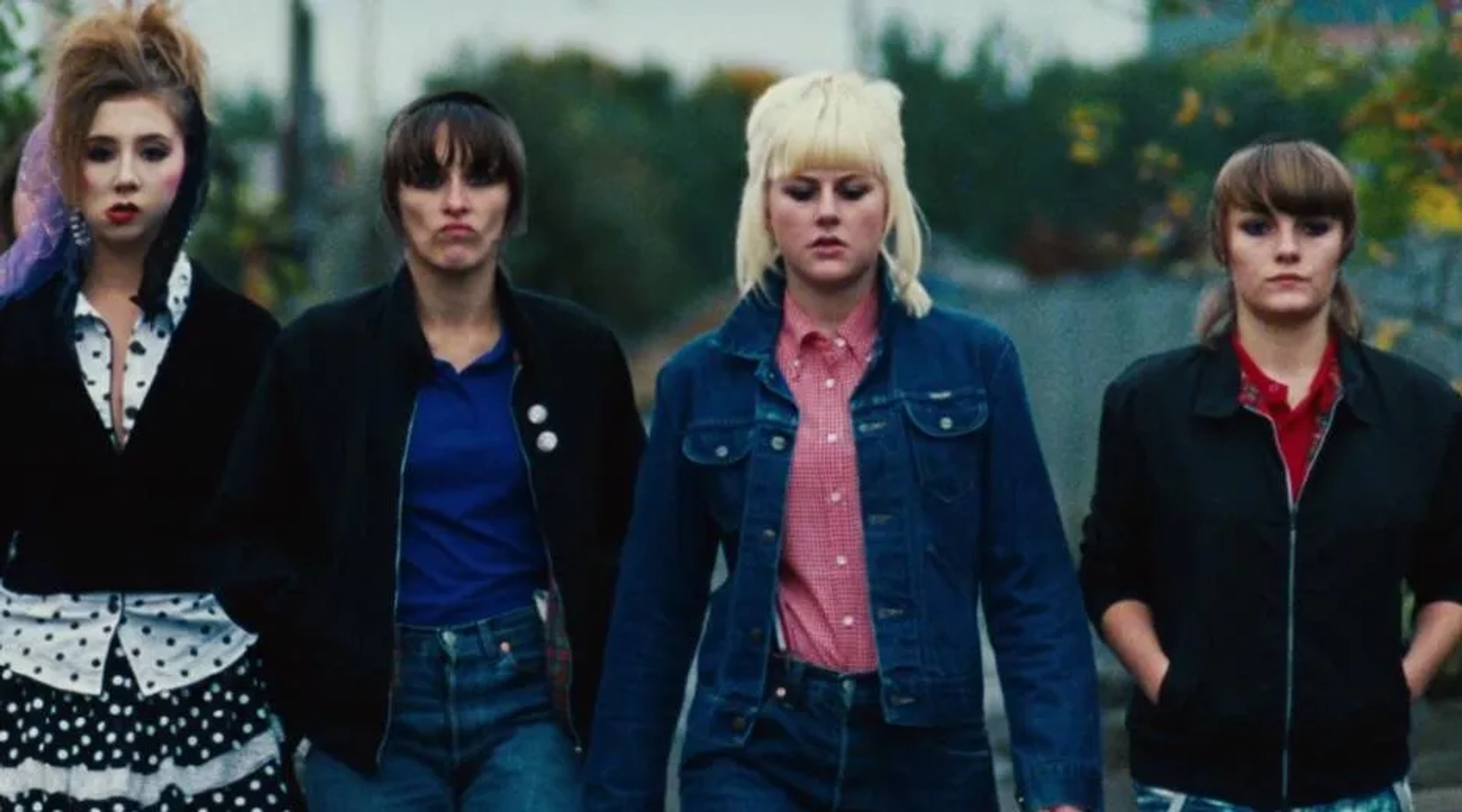 Vicky McClure, Danielle Watson, Rosamund Hanson, and Chanel Cresswell in This Is England (2006)