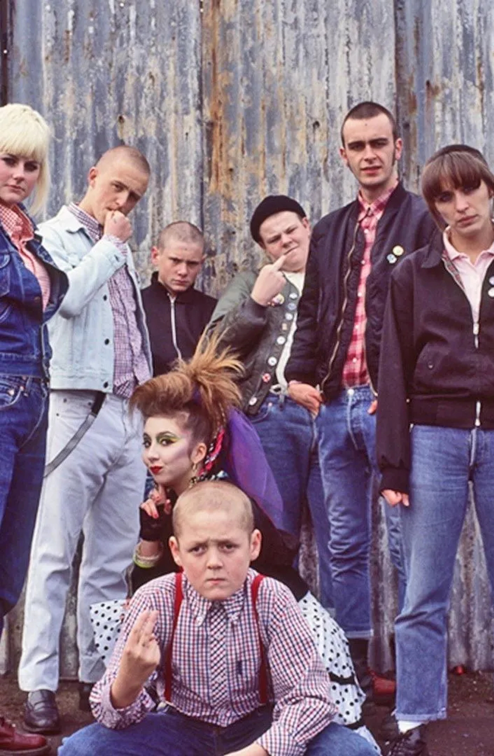 Joe Gilgun, Kieran Hardcastle, Vicky McClure, Danielle Watson, Jack O'Connell, Thomas Turgoose, Rosamund Hanson, and Andrew Ellis in This Is England (2006)