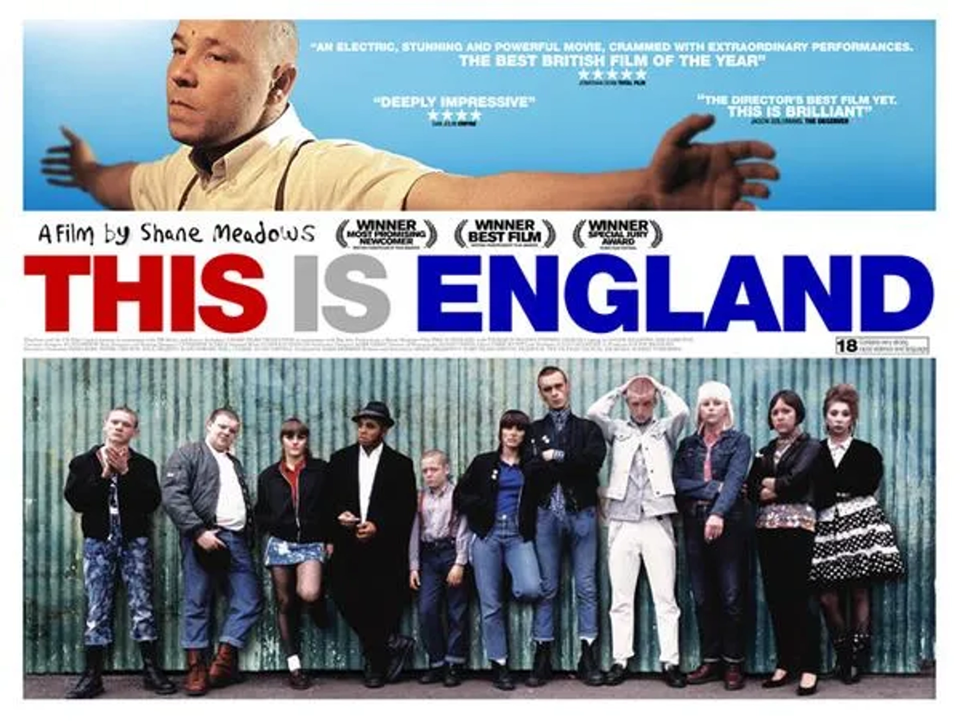 Joe Gilgun, Stephen Graham, Vicky McClure, Andrew Shim, Jack O'Connell, Thomas Turgoose, Rosamund Hanson, and Chanel Cresswell in This Is England (2006)