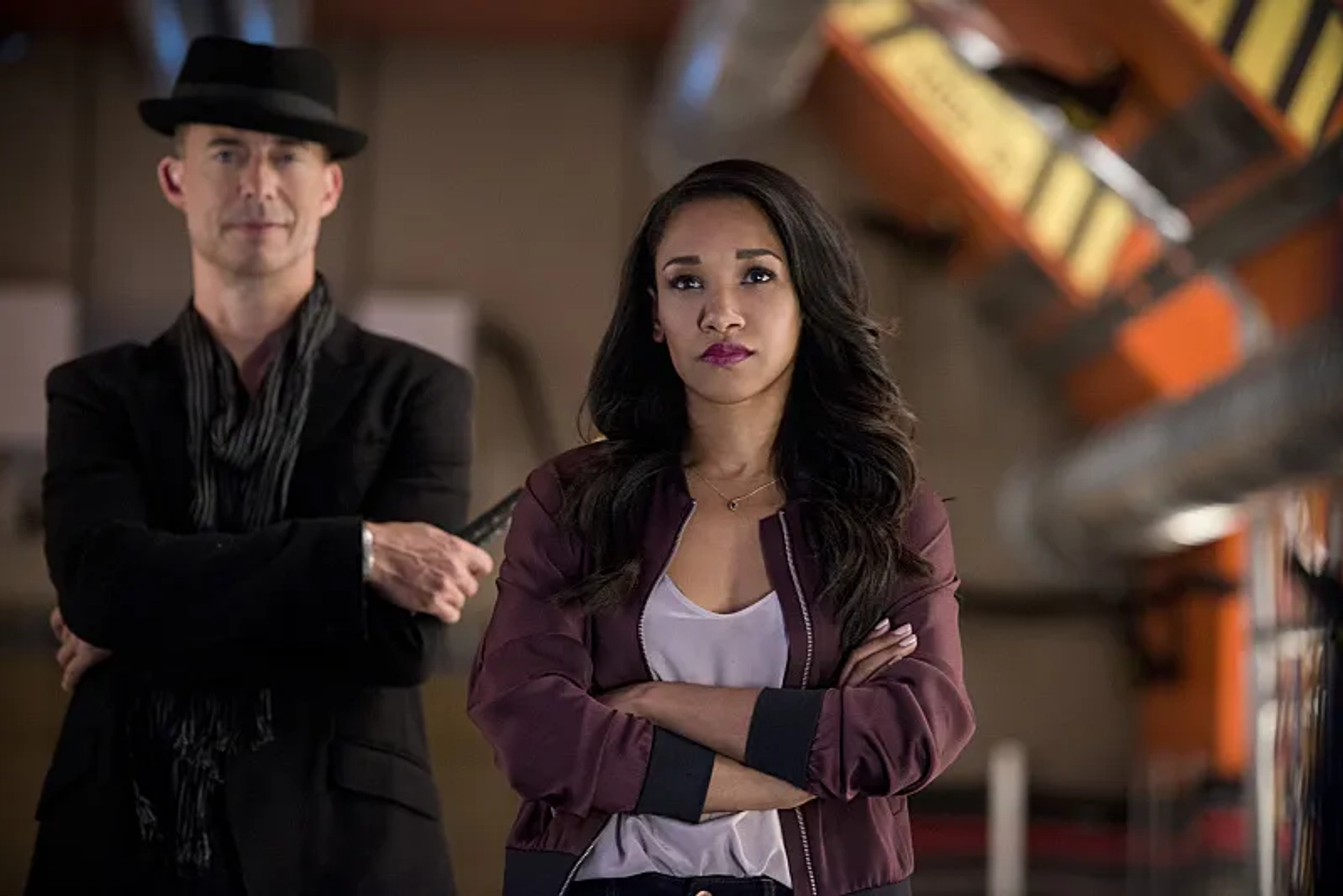 Tom Cavanagh and Candice Patton in The Flash (2014)