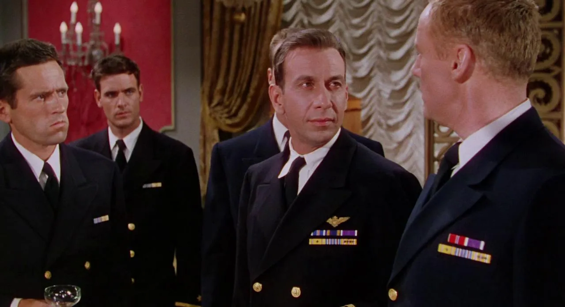 José Ferrer and Van Johnson in The Caine Mutiny (1954)