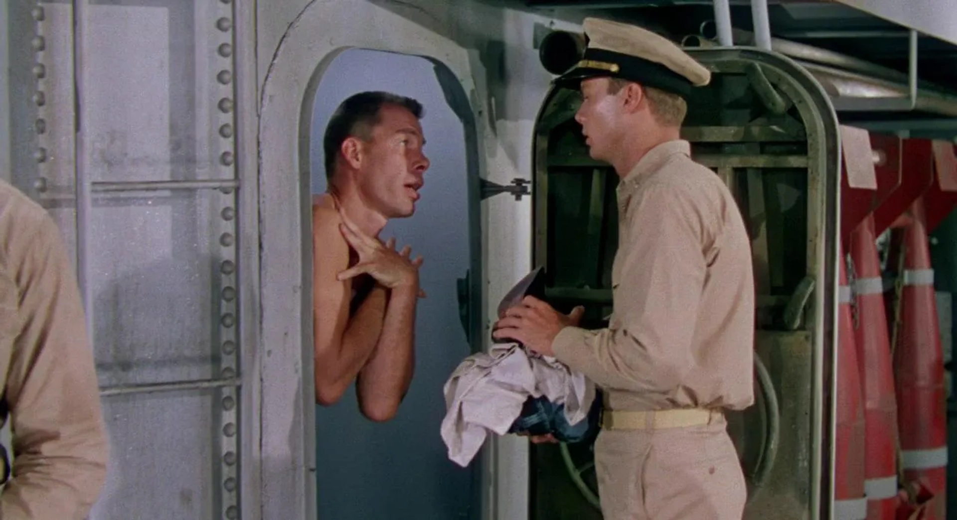 Lee Marvin and Robert Francis in The Caine Mutiny (1954)