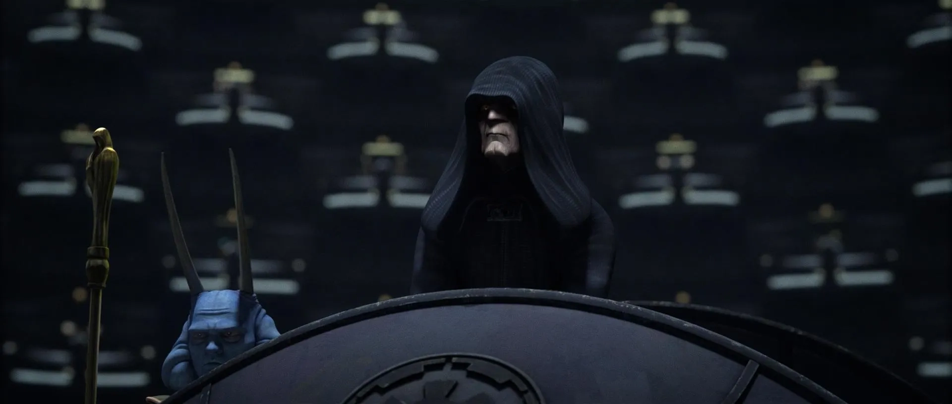 Ian McDiarmid and Stephen Stanton in Star Wars: The Bad Batch (2021)