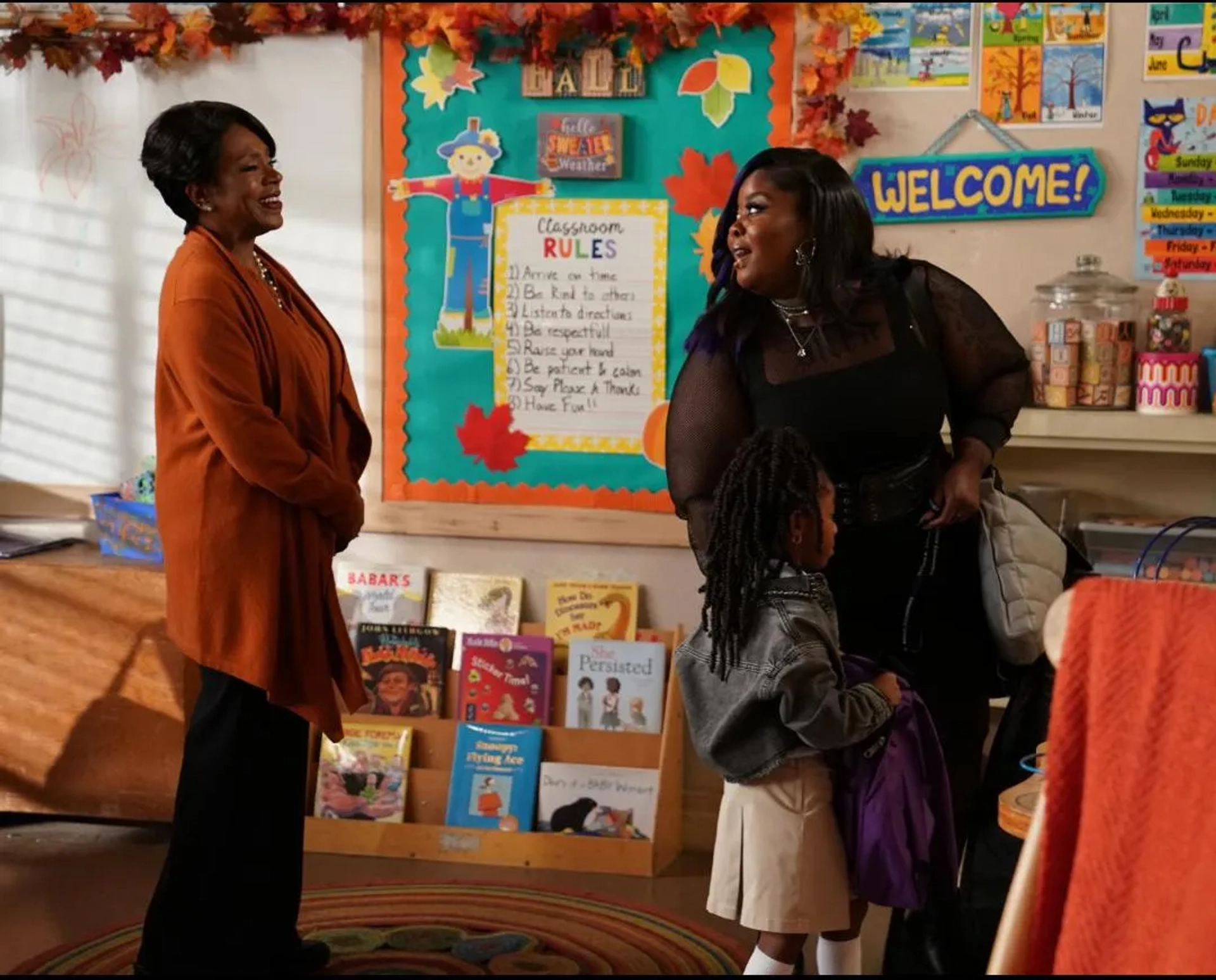 Sheryl Lee Ralph and Raven Goodwin in Abbott Elementary (2021)