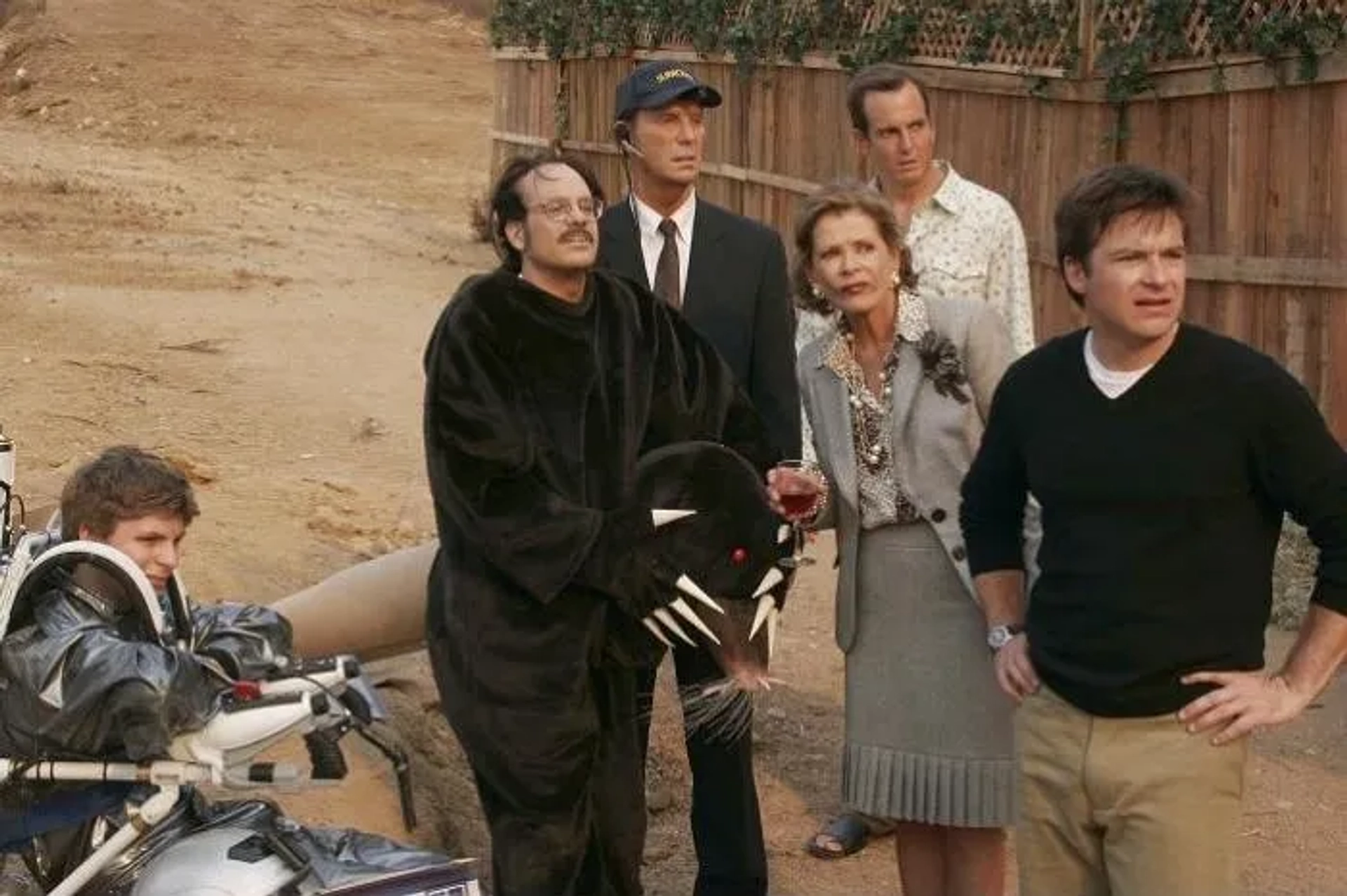 Jason Bateman, Will Arnett, Michael Cera, David Cross, Bob Einstein, and Jessica Walter in Arrested Development (2003)