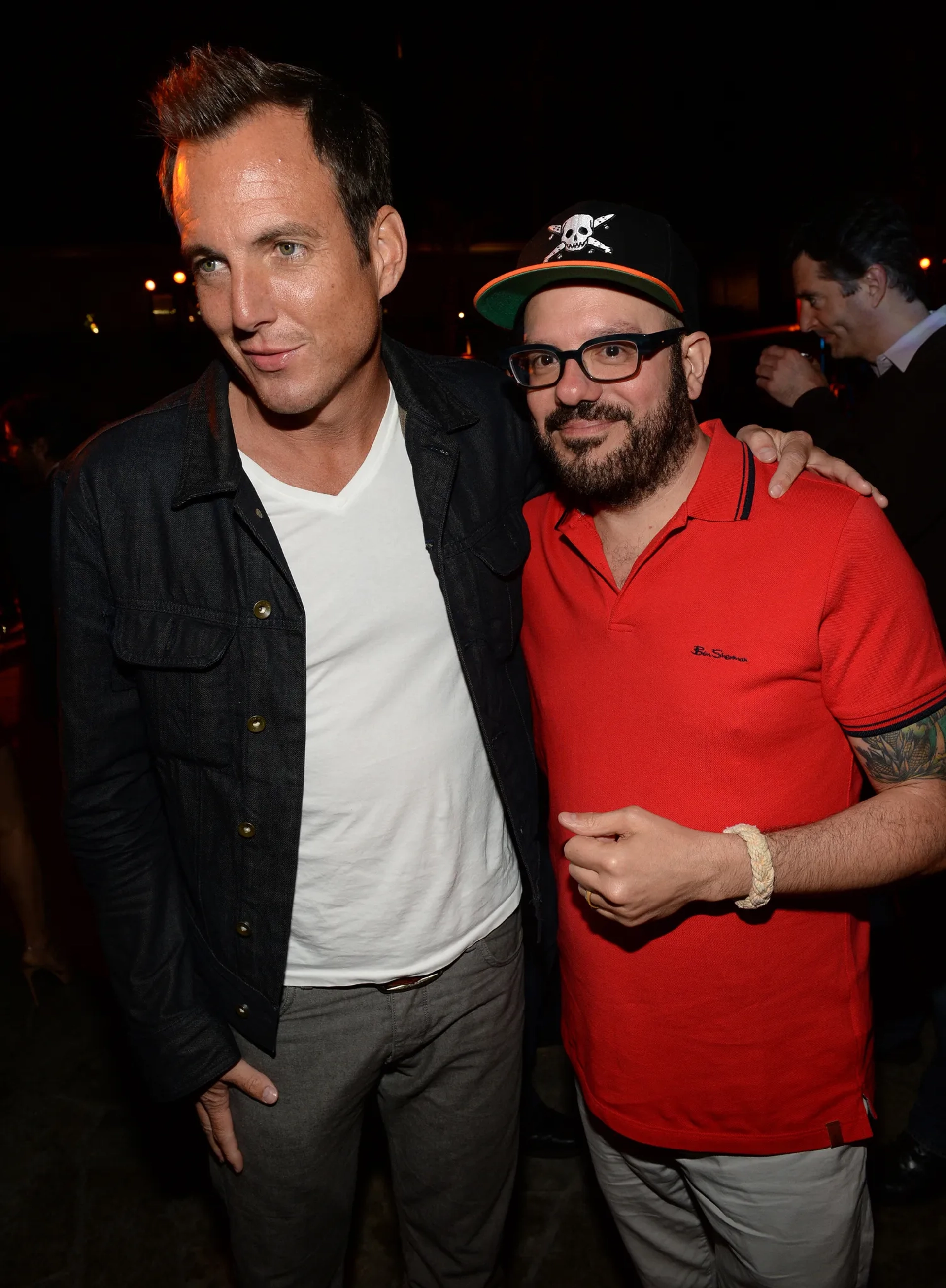 Will Arnett and David Cross at an event for Arrested Development (2003)