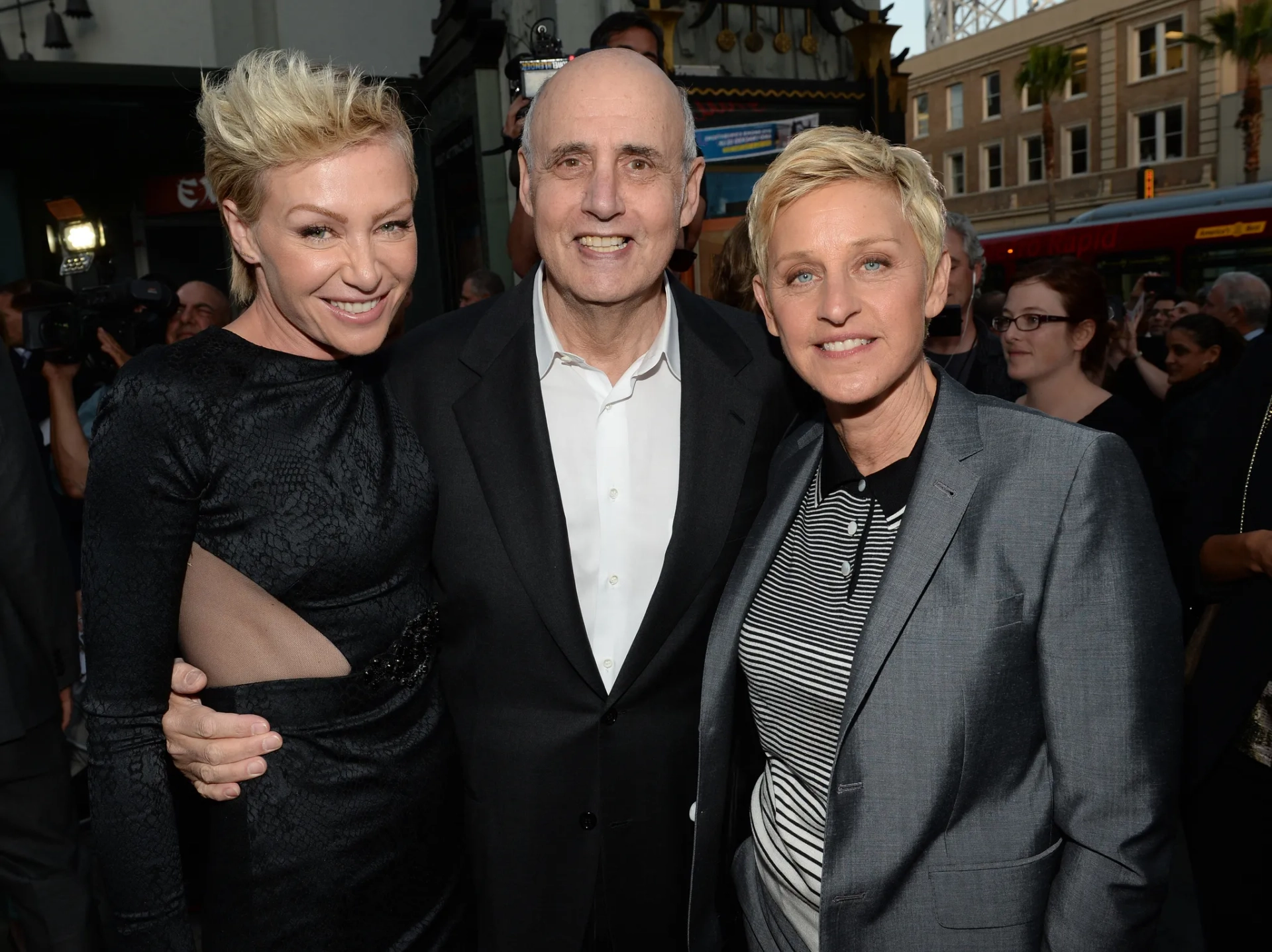 Ellen DeGeneres, Jeffrey Tambor, and Portia de Rossi at an event for Arrested Development (2003)