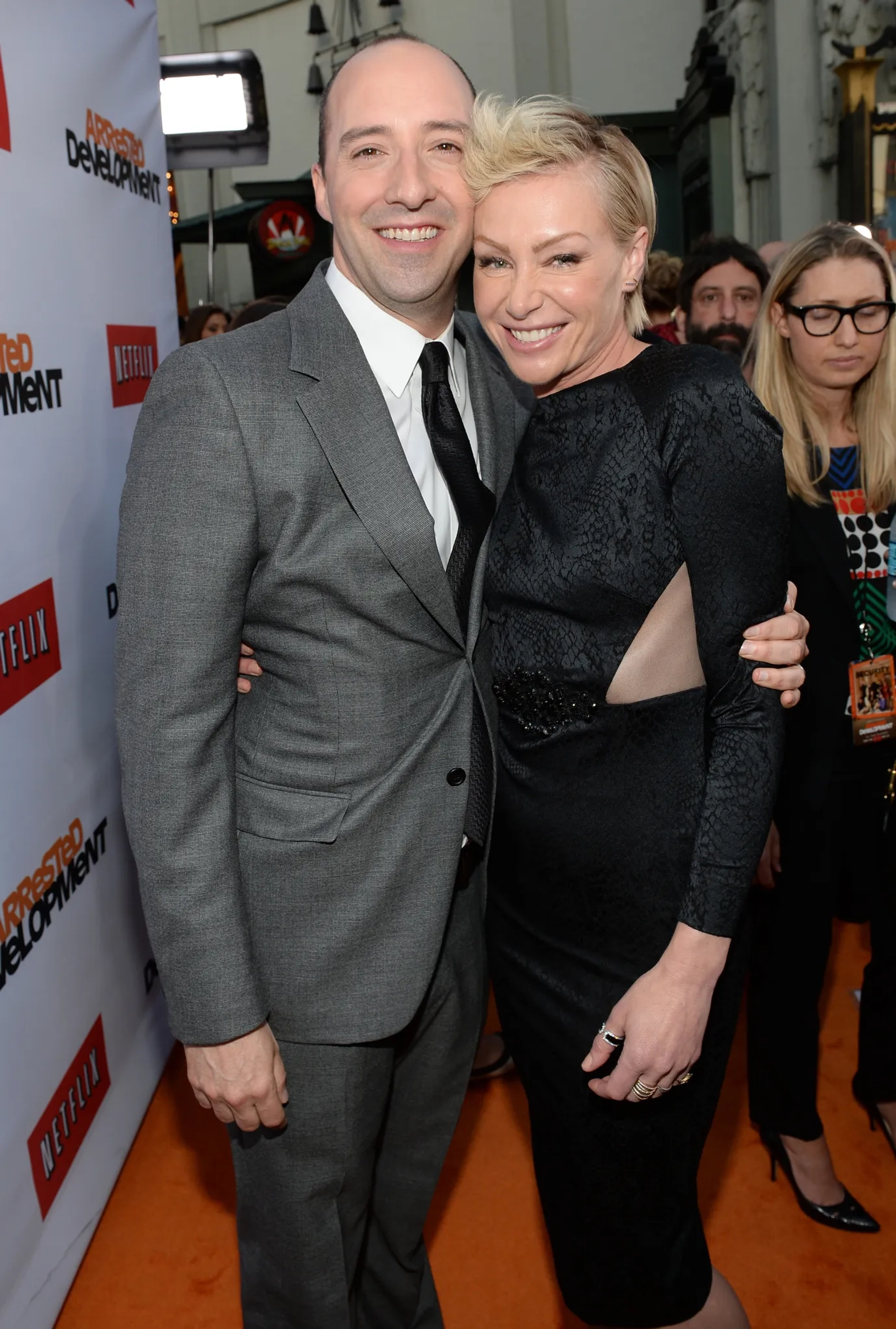 Portia de Rossi and Tony Hale at an event for Arrested Development (2003)