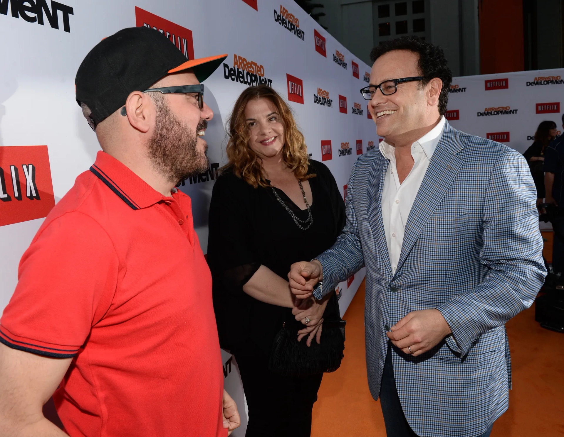 David Cross, Mitchell Hurwitz, and Mary Jo Keenen at an event for Arrested Development (2003)