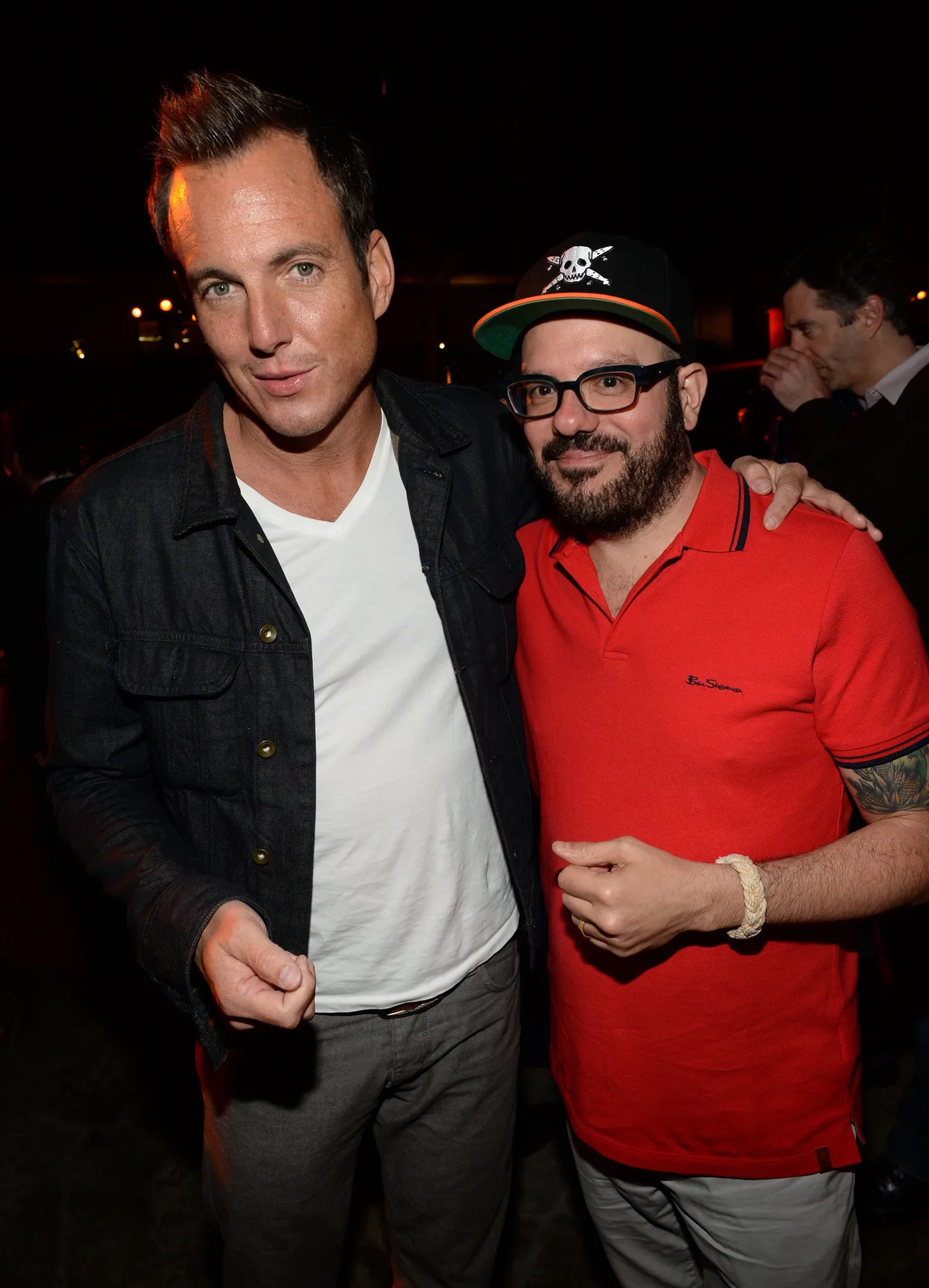 Will Arnett and David Cross at an event for Arrested Development (2003)