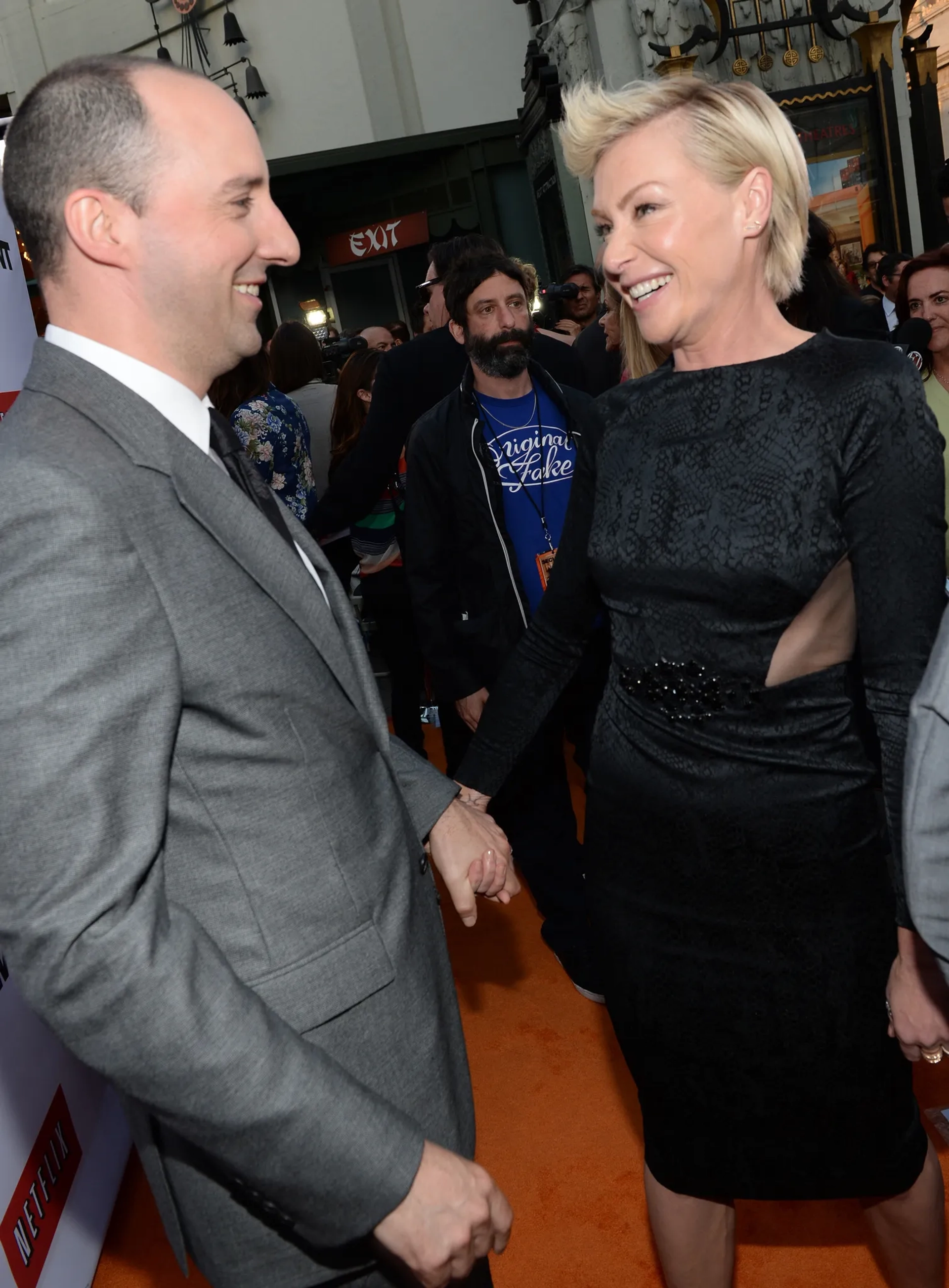 Portia de Rossi and Tony Hale at an event for Arrested Development (2003)