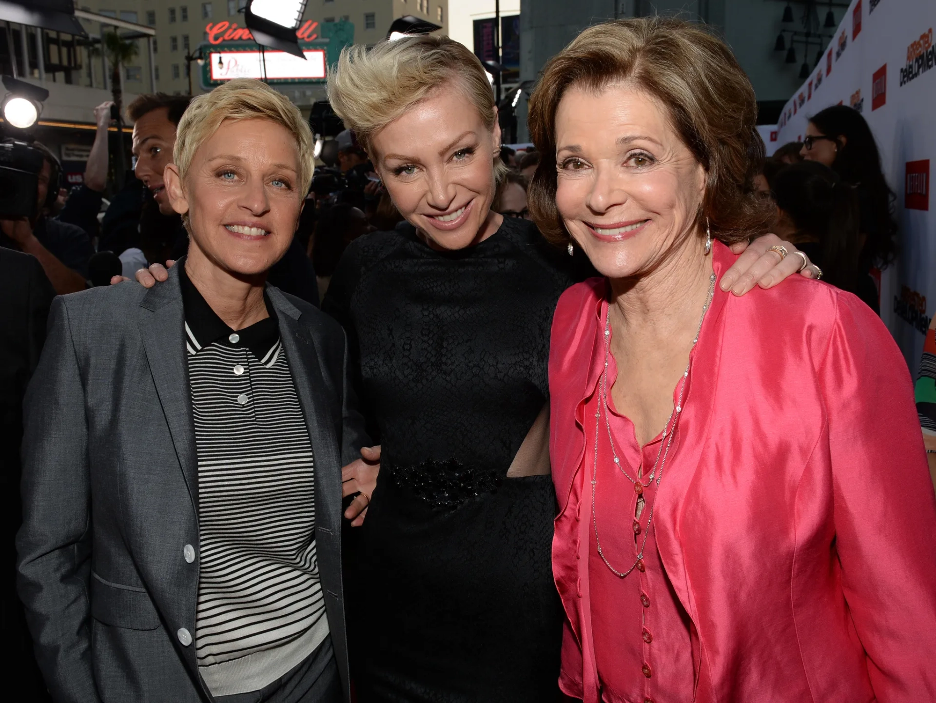 Ellen DeGeneres, Portia de Rossi, and Jessica Walter at an event for Arrested Development (2003)