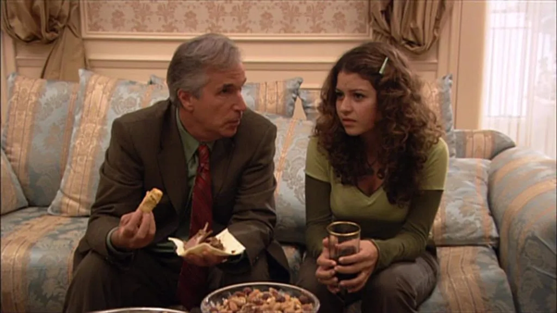 Henry Winkler and Alia Shawkat in Arrested Development (2003)