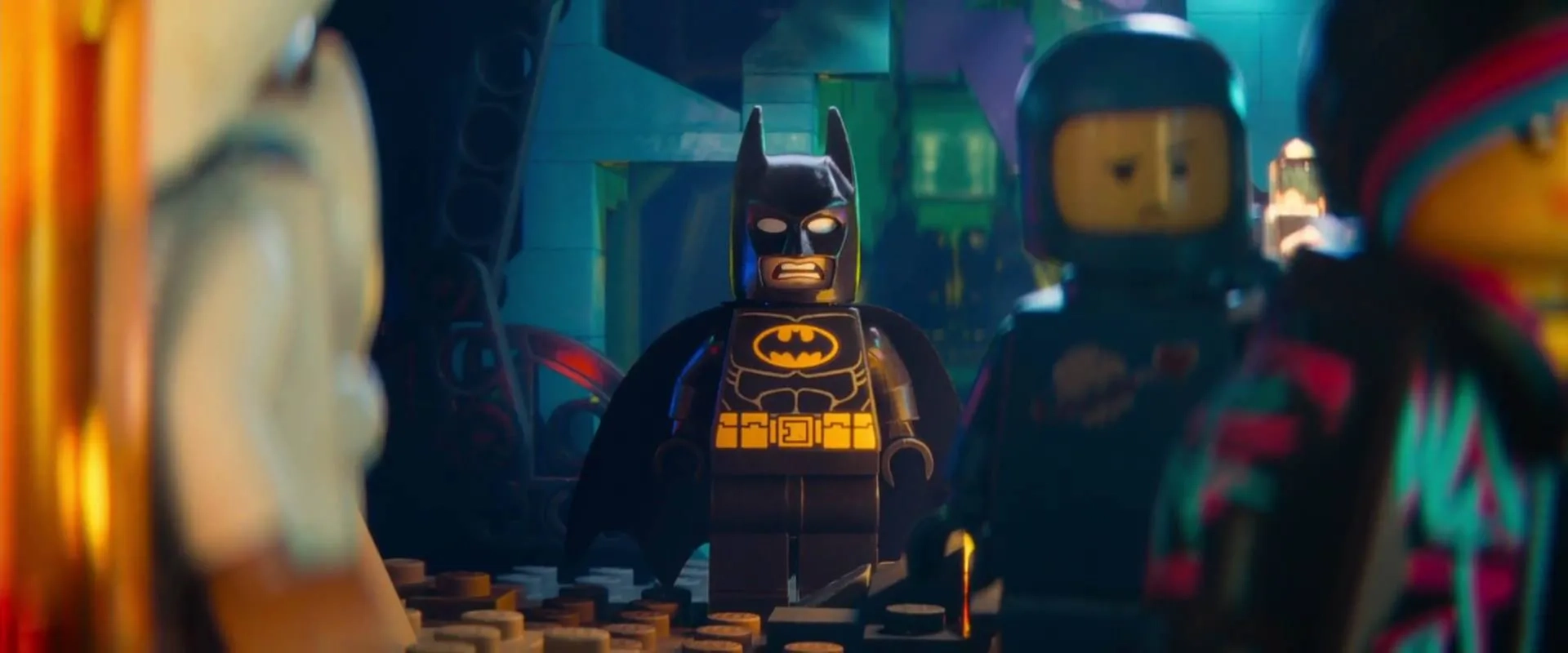 Will Arnett and Charlie Day in The Lego Movie (2014)