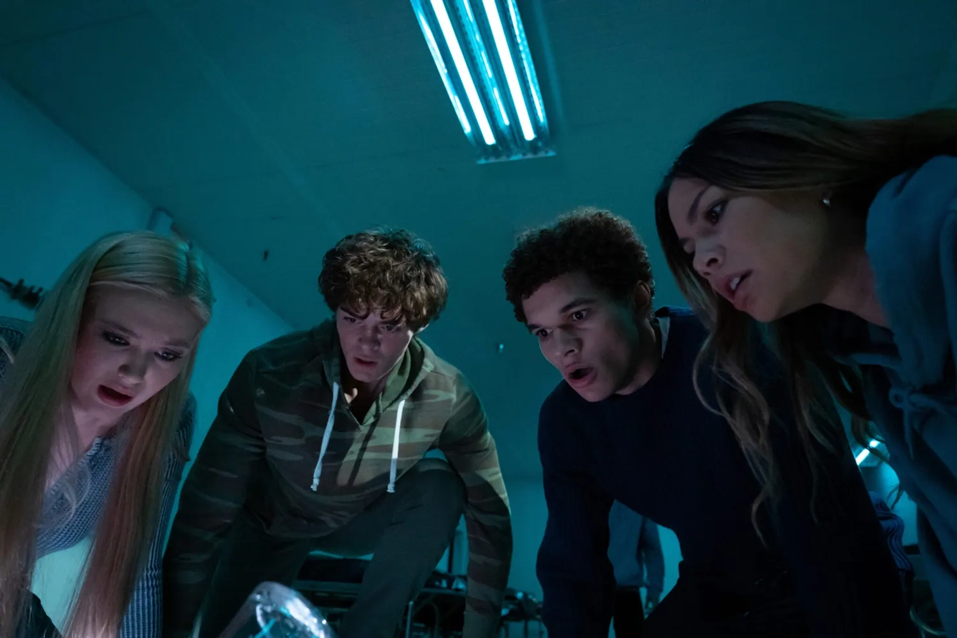 Tyler Lawrence Gray, Armani Jackson, Bella Shepard, and Chloe Rose Robertson in Wolf Pack (2023)