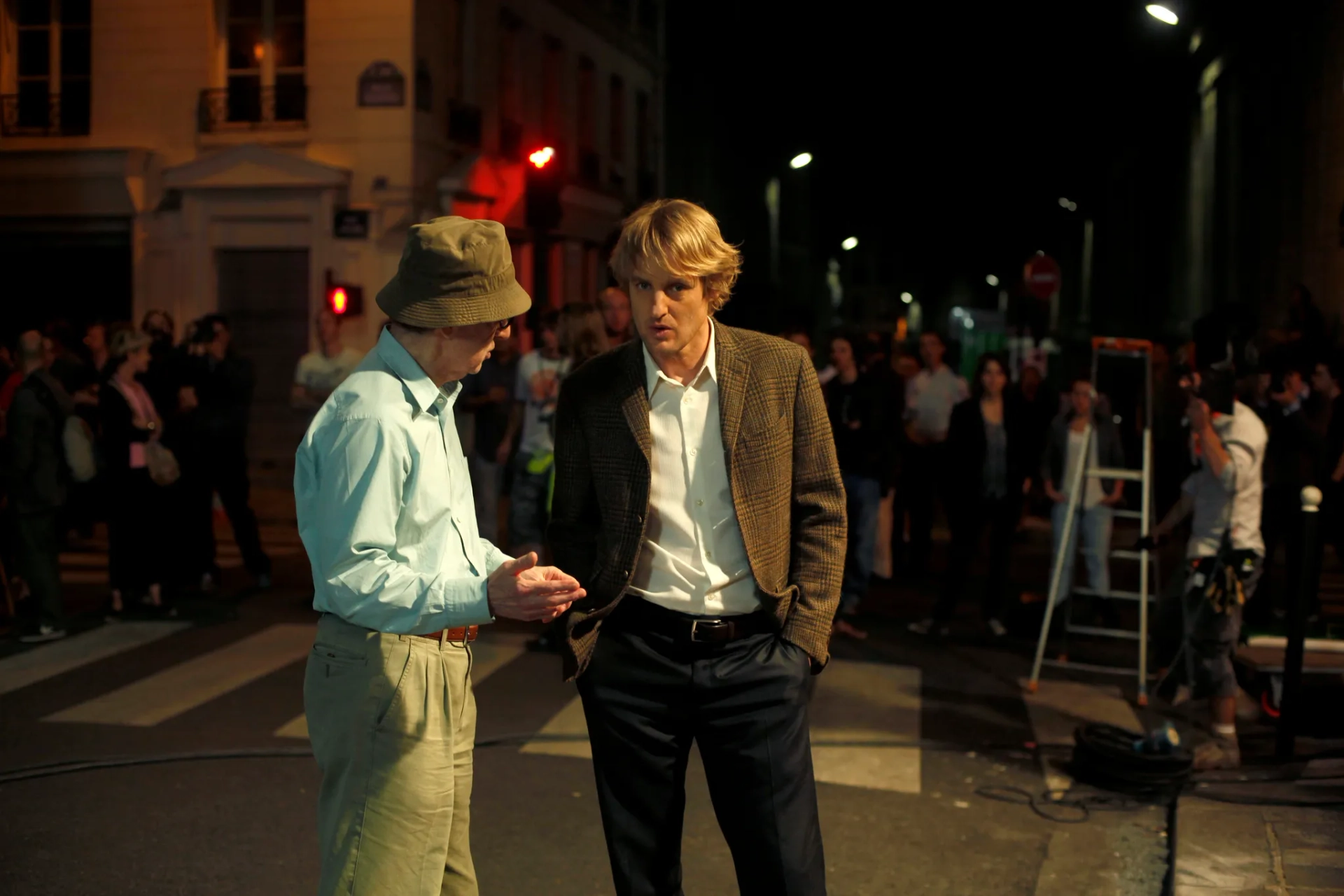 Woody Allen and Owen Wilson in Midnight in Paris (2011)