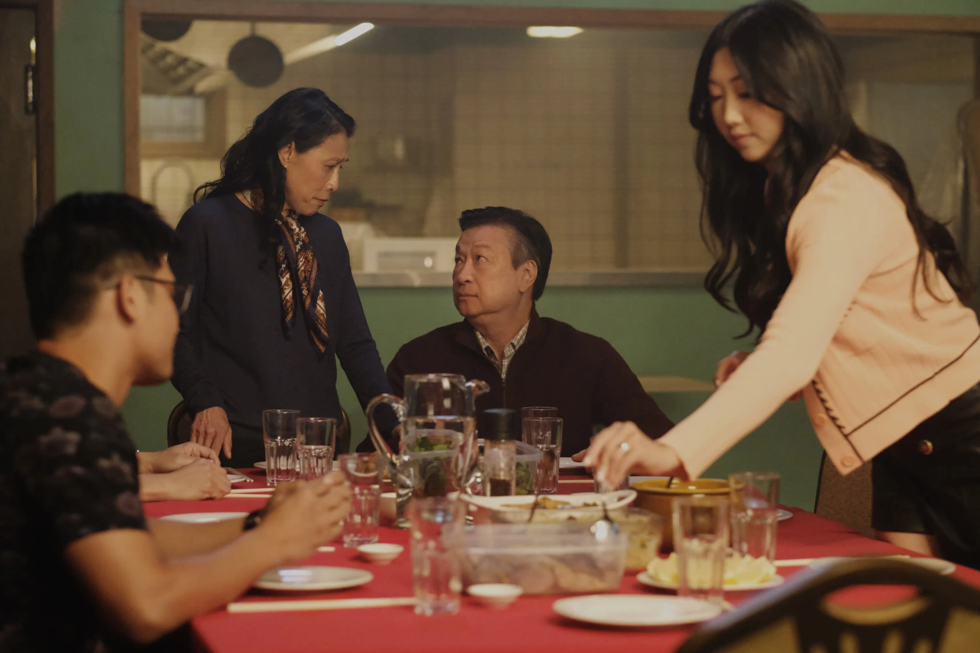 Tzi Ma, Shannon Dang, Kheng Hua Tan, and Jon Prasida in Kung Fu (2021)