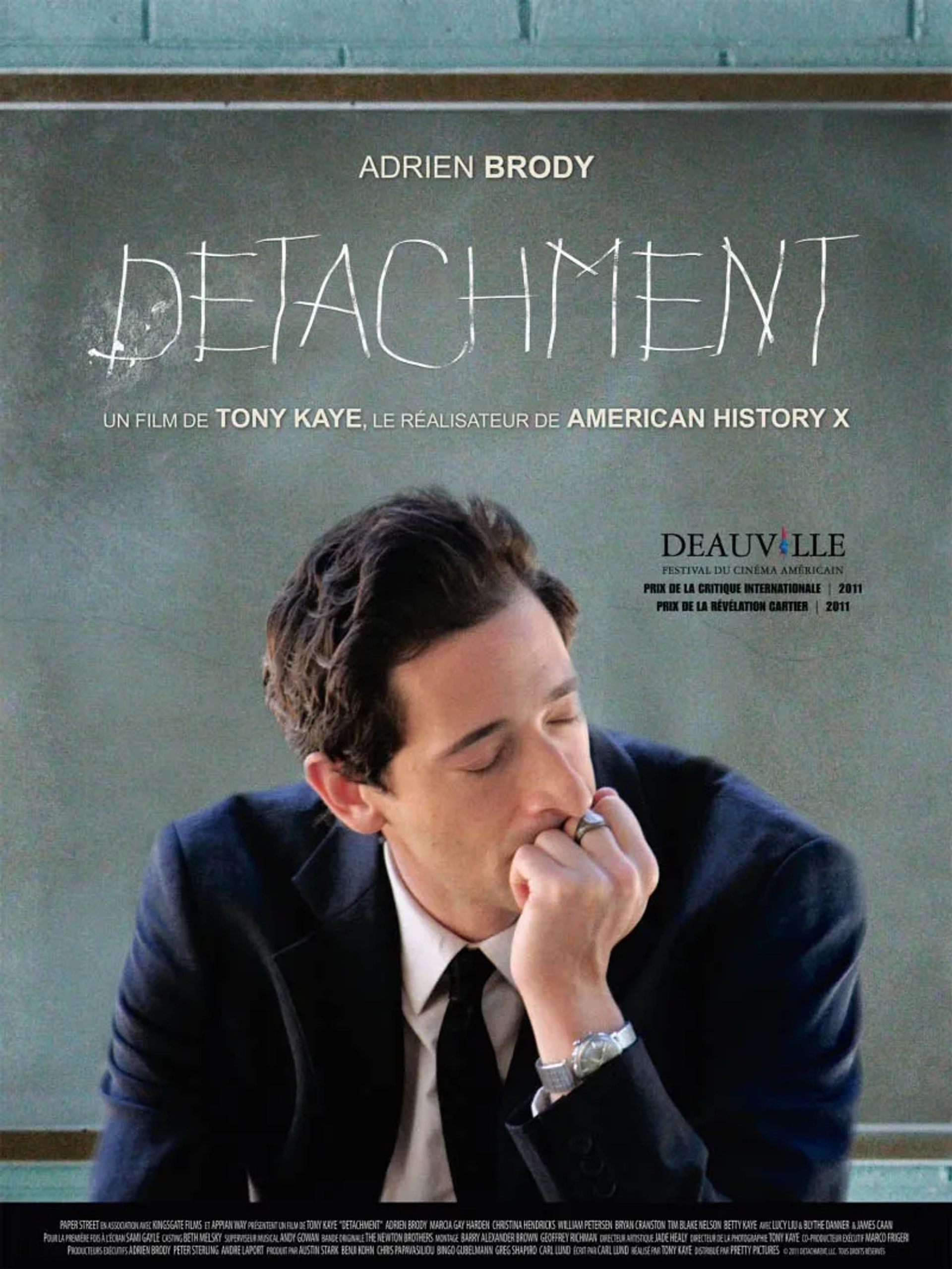 Adrien Brody, Christina Hendricks, and Sami Gayle in Detachment (2011)