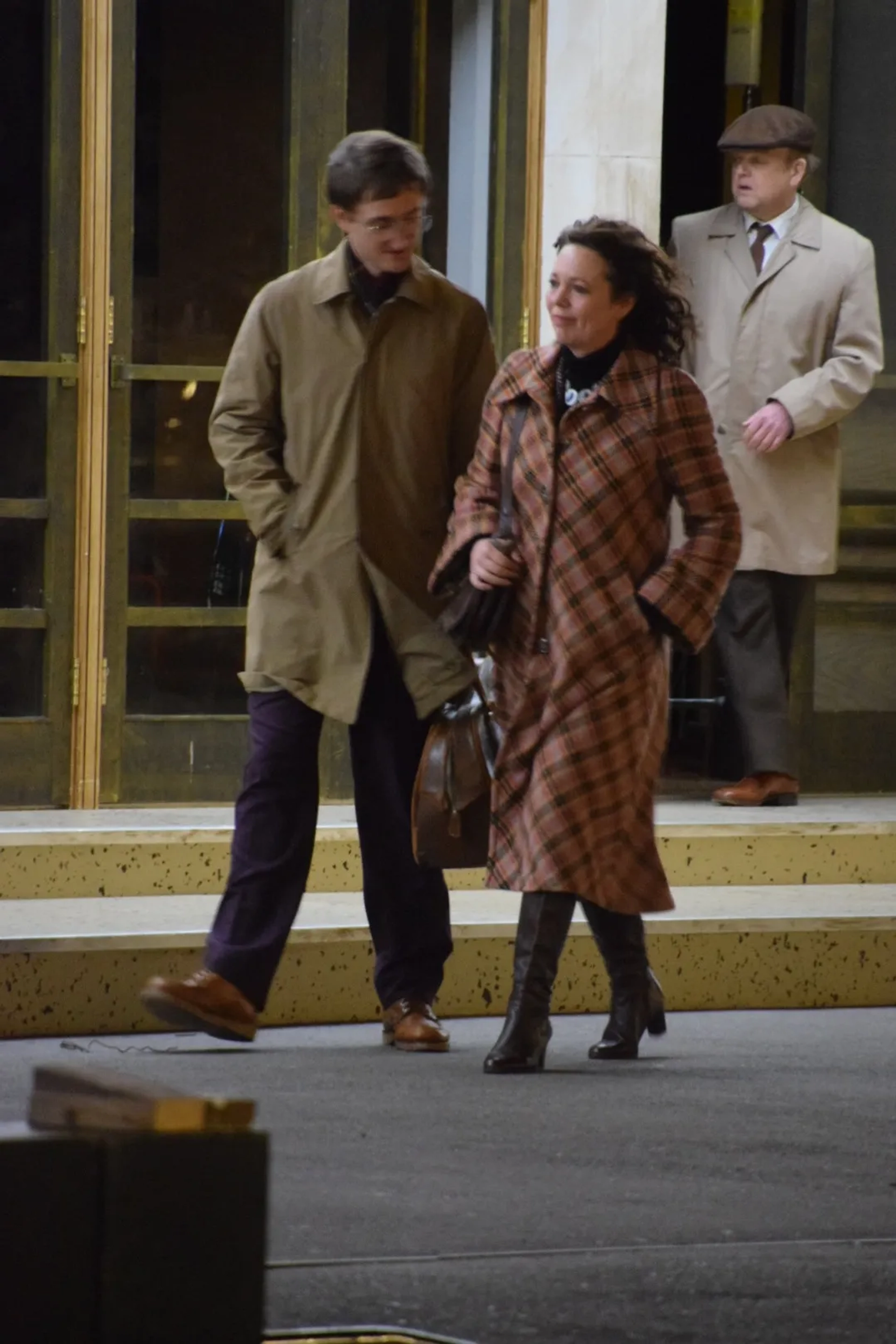 Toby Jones, Olivia Colman, and Tom Brooke in Empire of Light (2022)