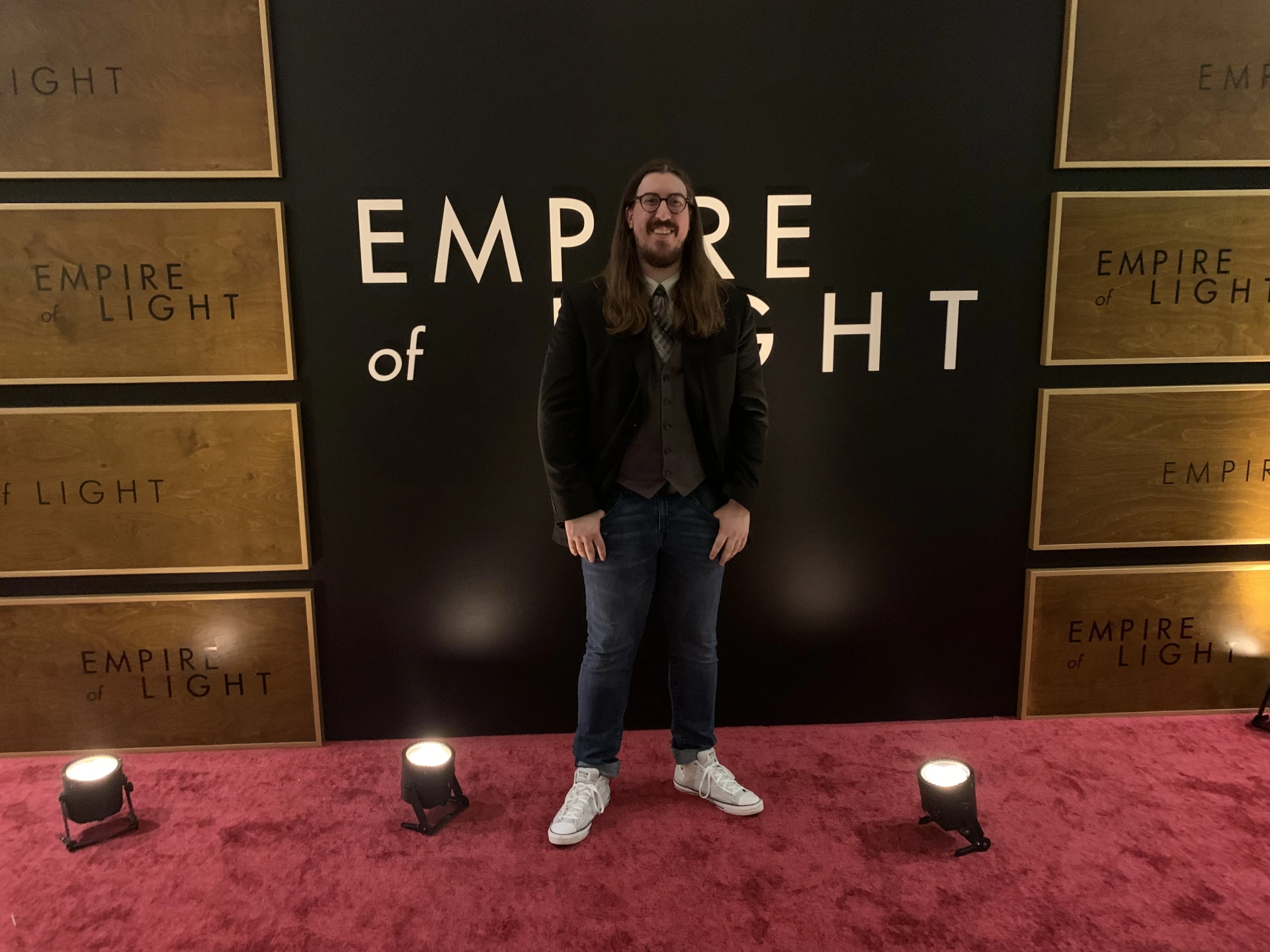 Jeremy Long at the premiere of Sam Mendes' "Empire of Light"