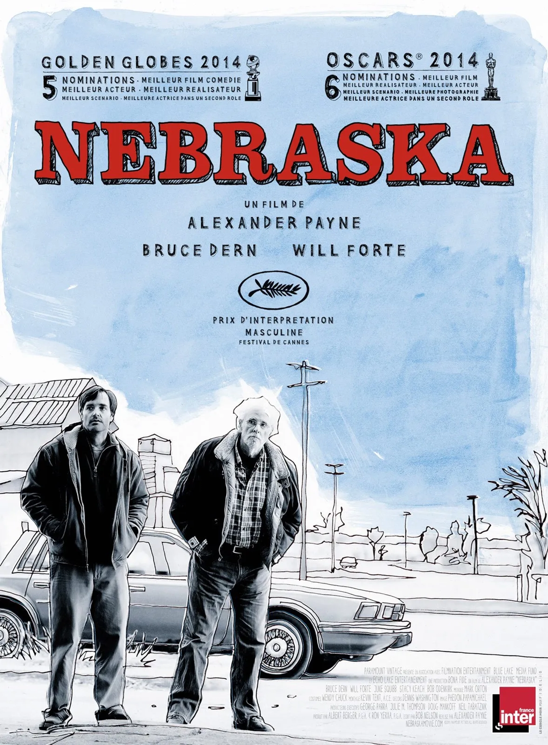 Bruce Dern and Will Forte in Nebraska (2013)