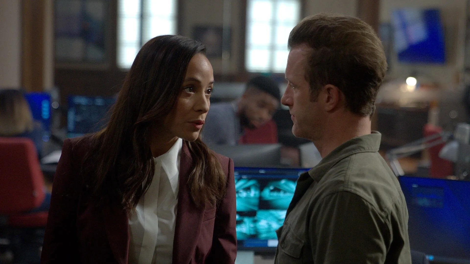 Scott Caan and Dania Ramirez in Alert: Missing Persons Unit (2023)