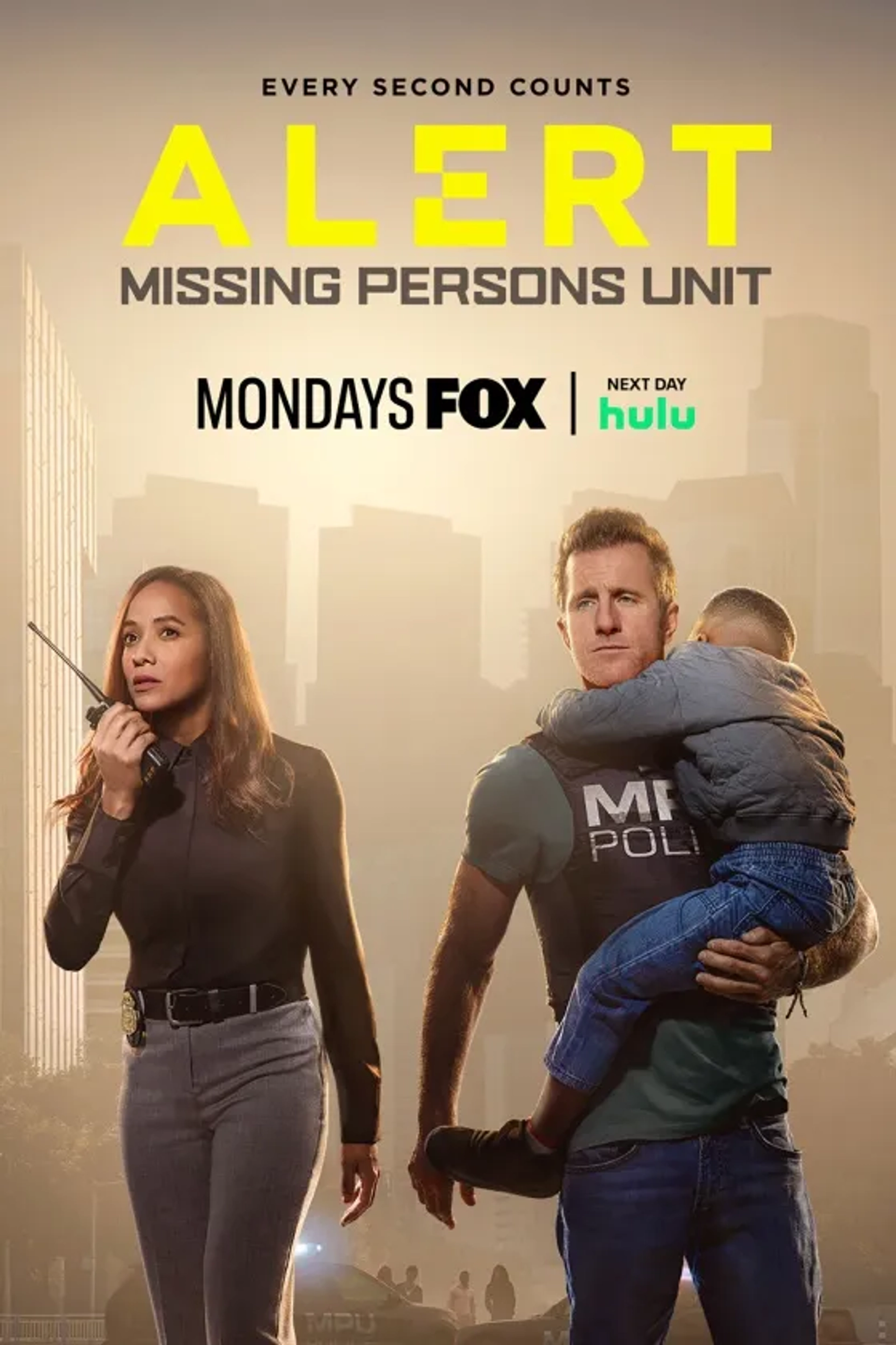 Scott Caan and Dania Ramirez in Alert: Missing Persons Unit (2023)