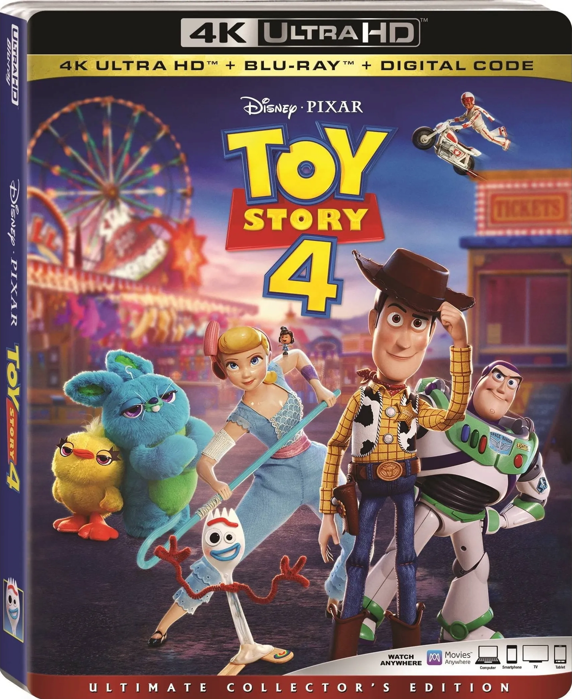 Tom Hanks, Tim Allen, Annie Potts, and Tony Hale in Toy Story 4 (2019)