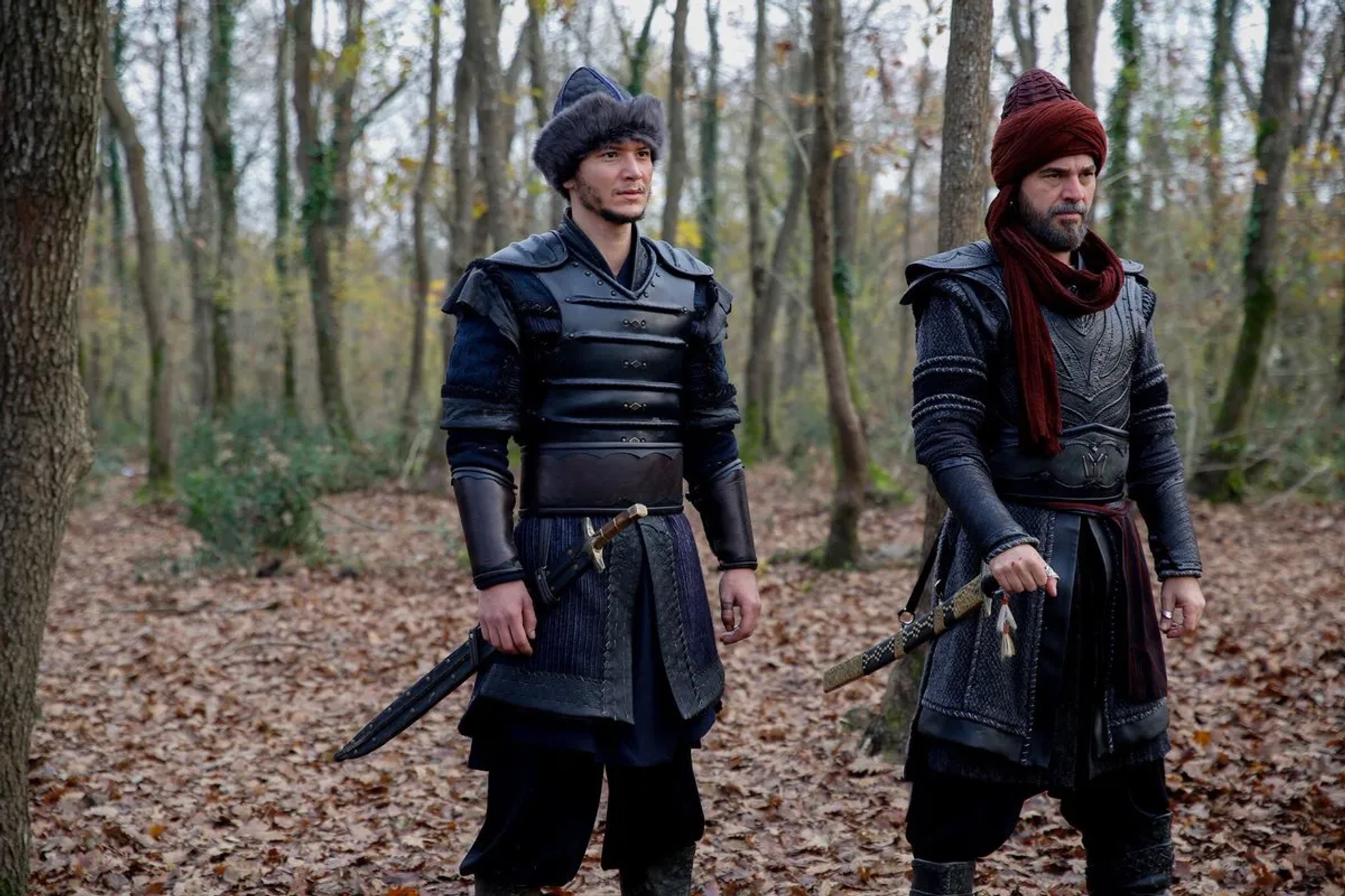 Engin Altan Düzyatan and Arif Diren in Dirilis: Ertugrul (2014)