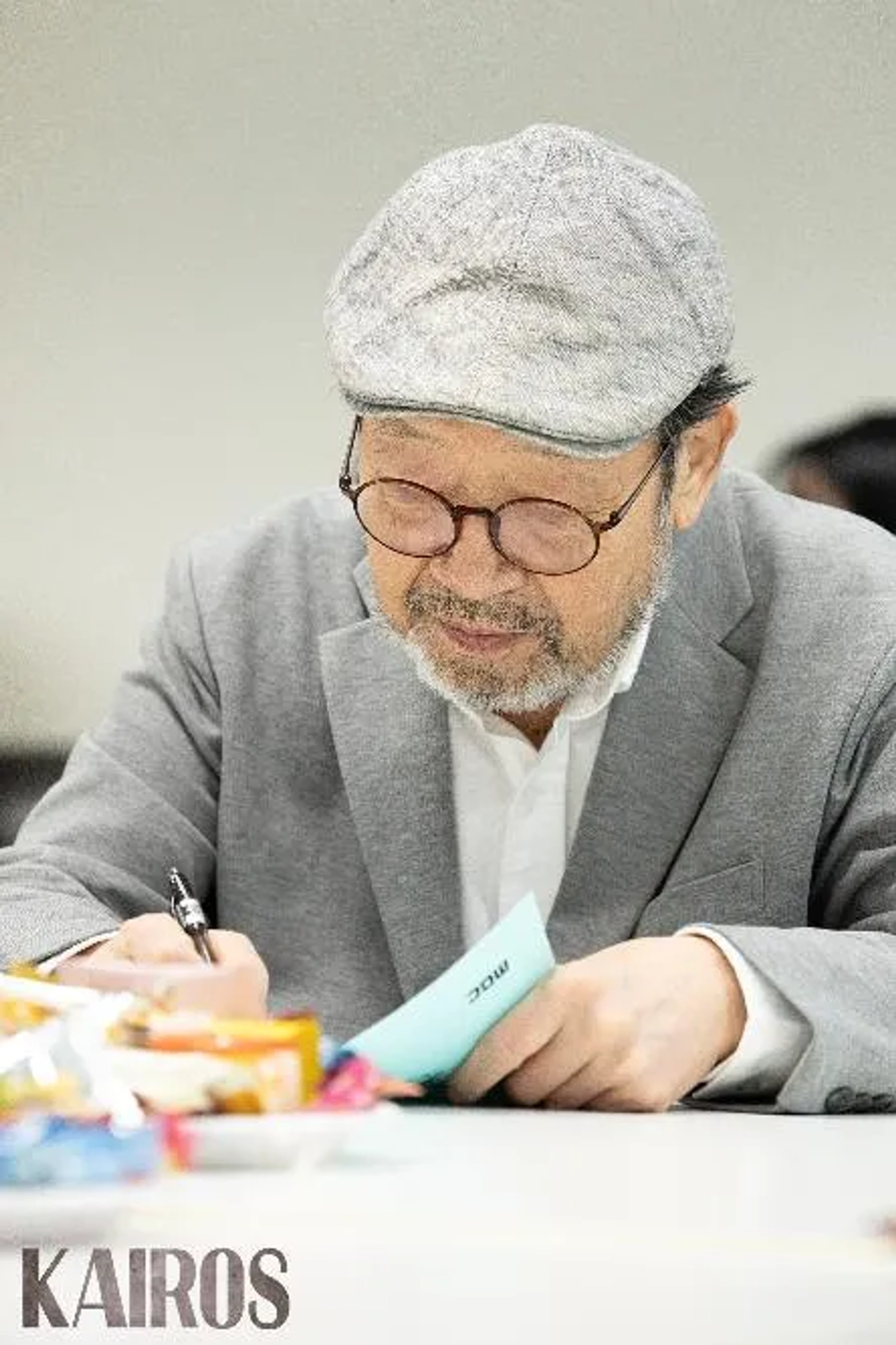 Goo Shin at an event for Kairos (2020)