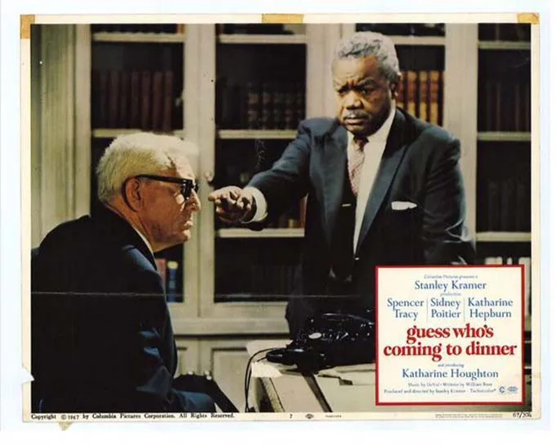 Spencer Tracy and Roy Glenn in Guess Who's Coming to Dinner (1967)