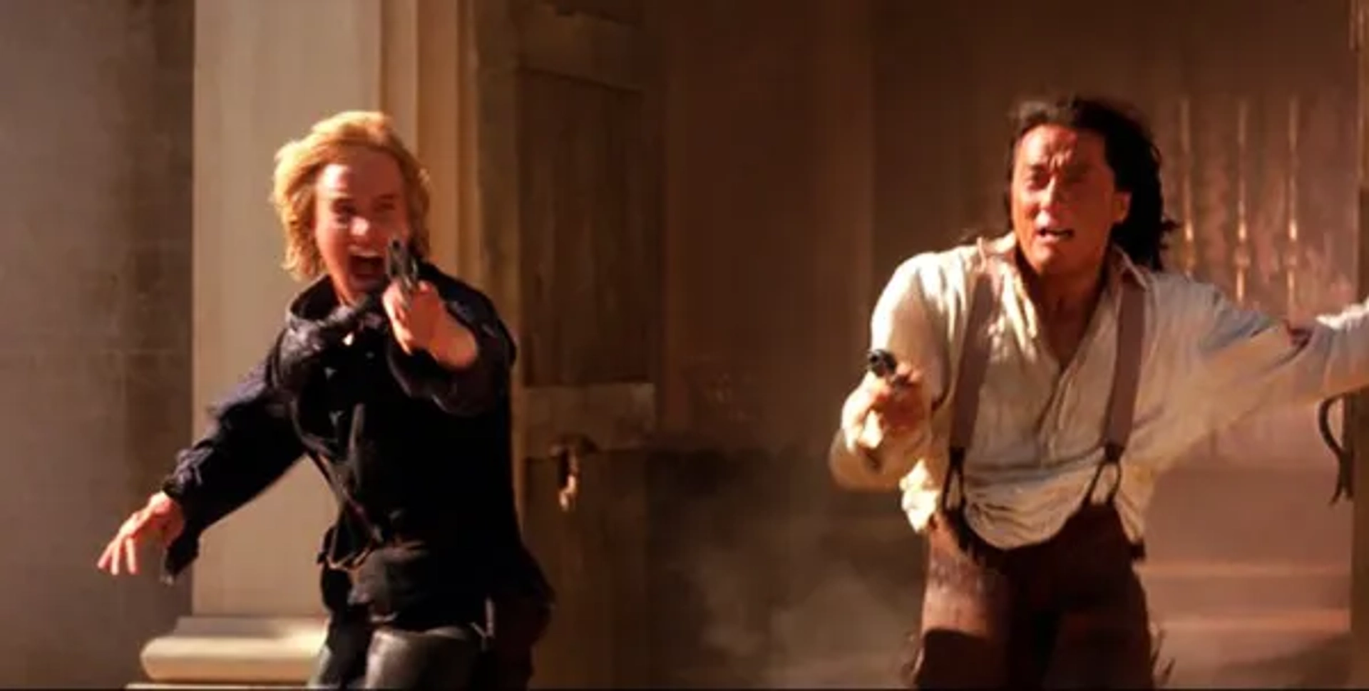 Jackie Chan and Owen Wilson in Shanghai Noon (2000)