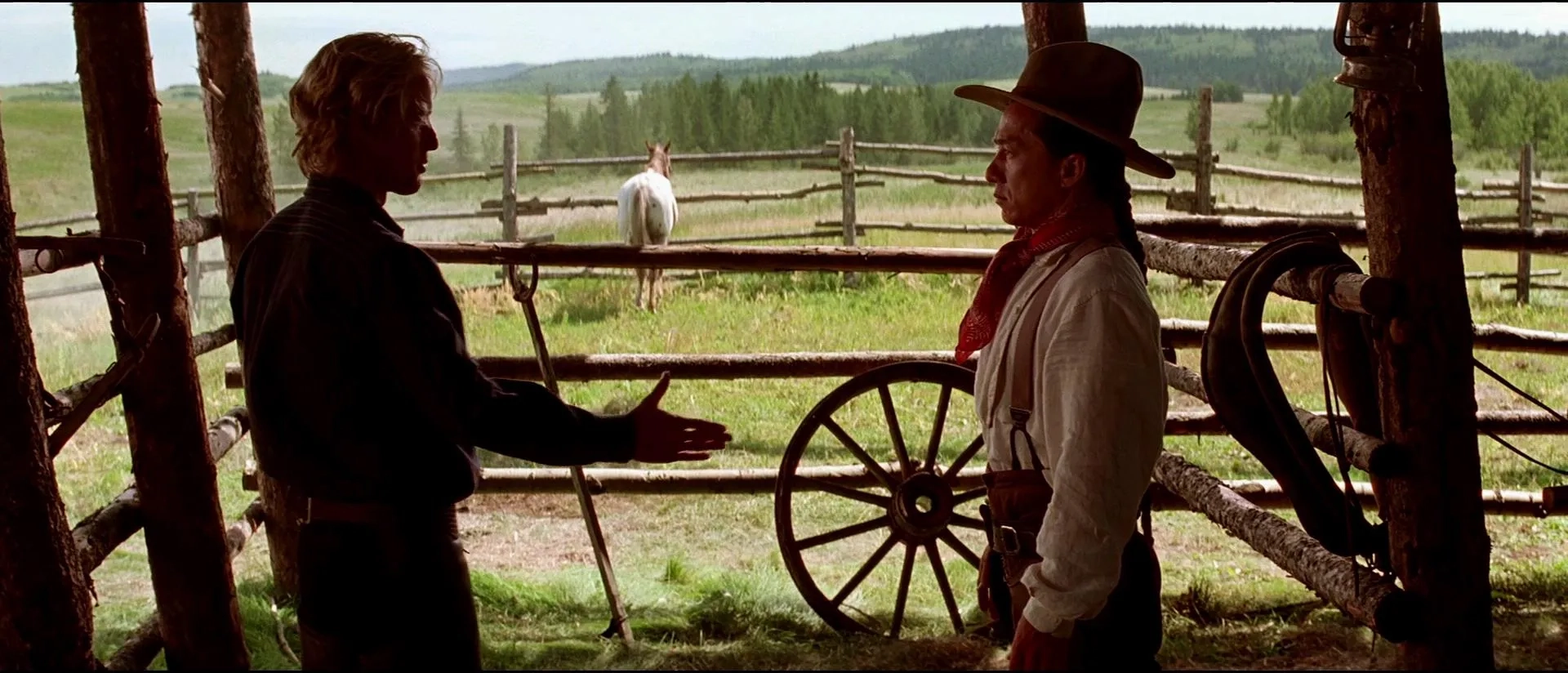 Jackie Chan and Owen Wilson in Shanghai Noon (2000)