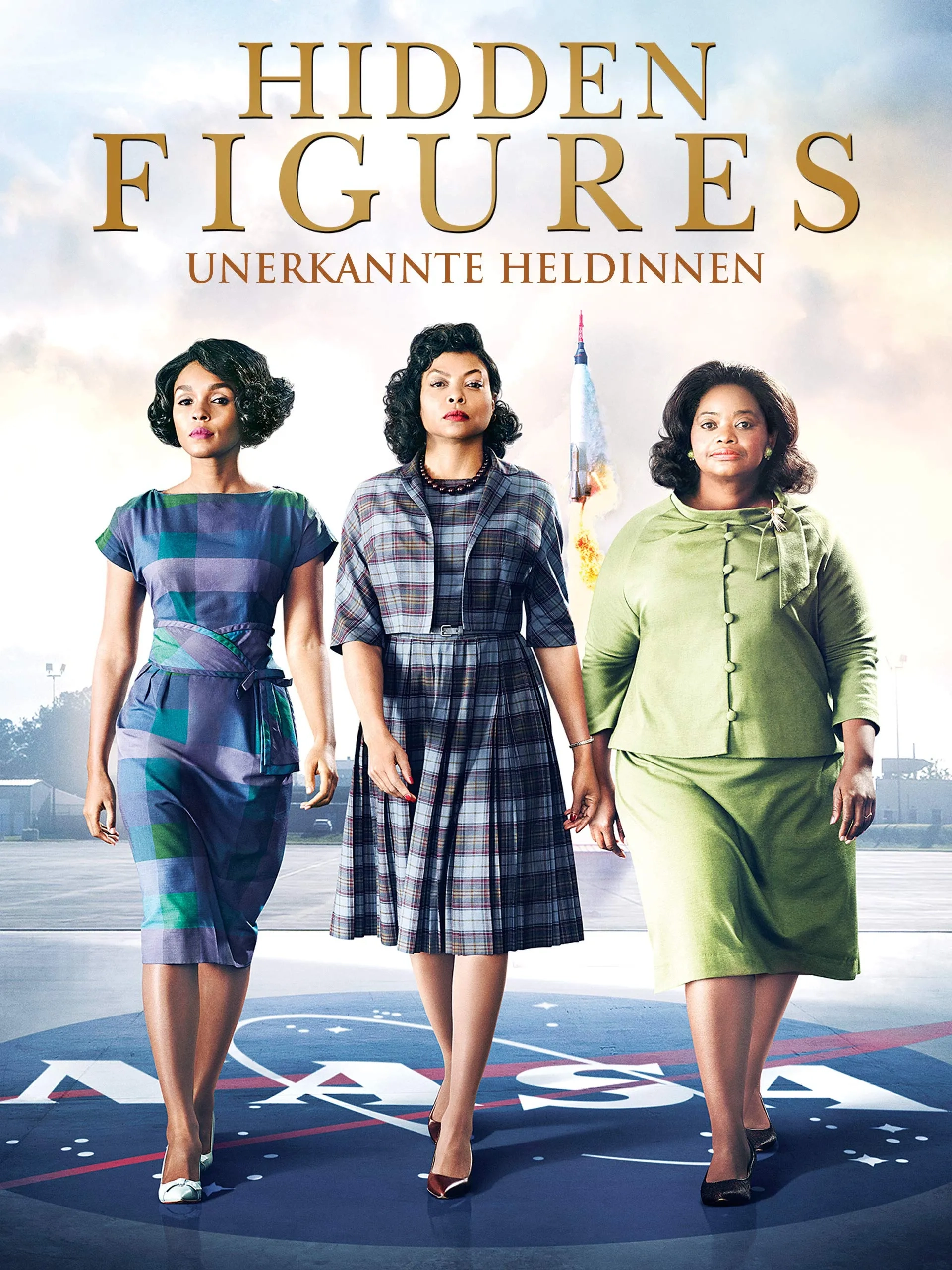 Taraji P. Henson, Octavia Spencer, and Janelle Monáe in Hidden Figures (2016)