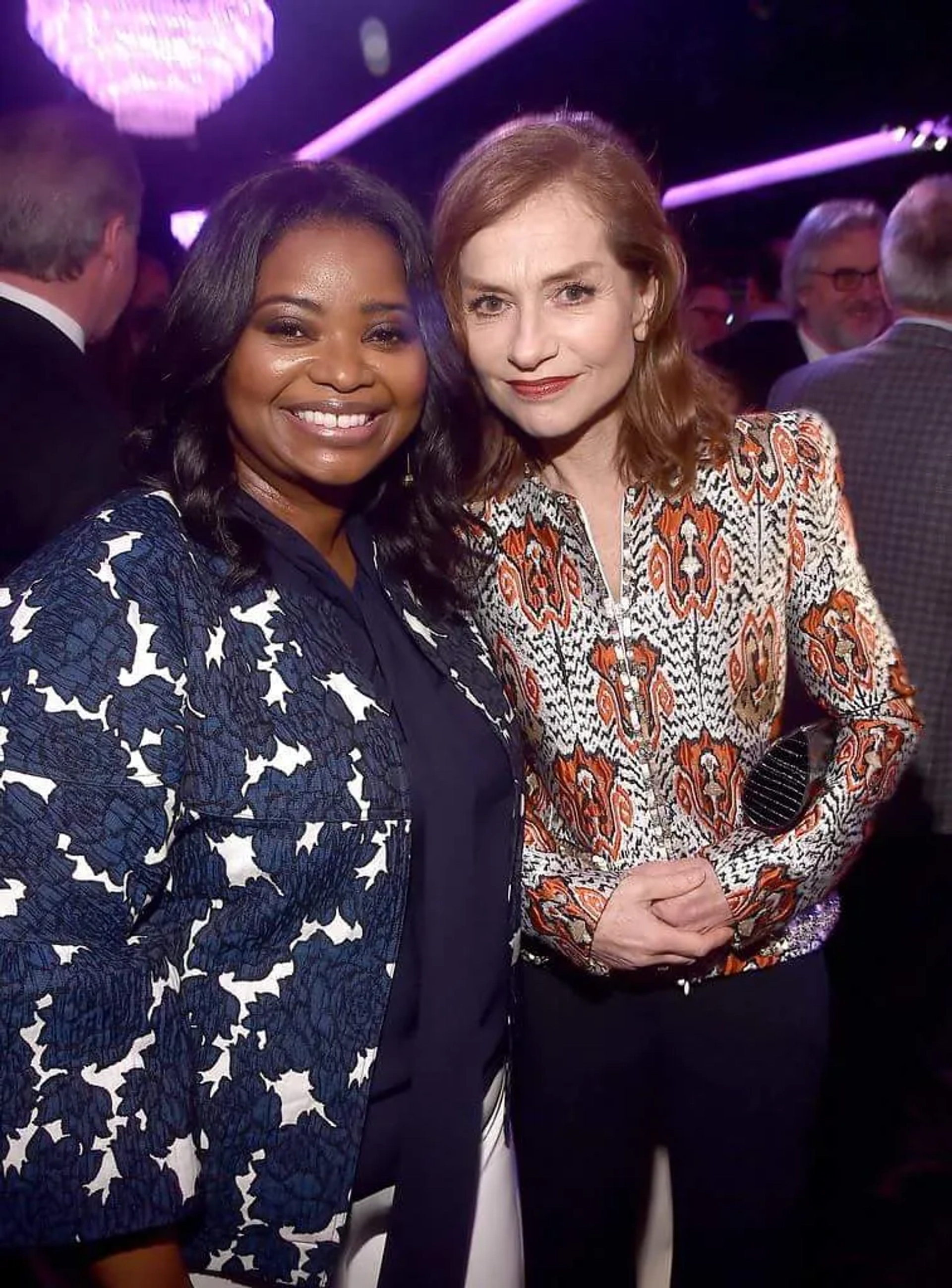 Isabelle Huppert and Octavia Spencer at an event for Hidden Figures (2016)