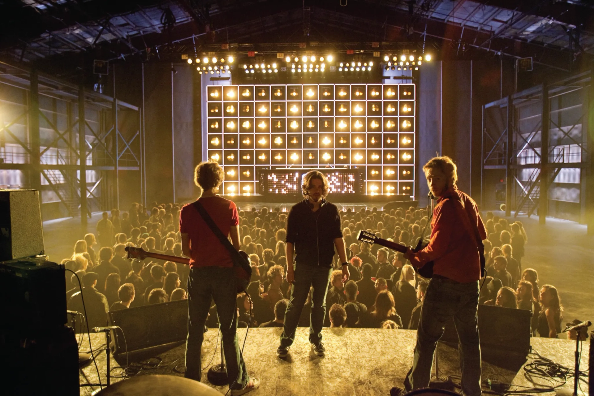 Michael Cera, Mark Webber, and Edgar Wright in Scott Pilgrim vs. the World (2010)