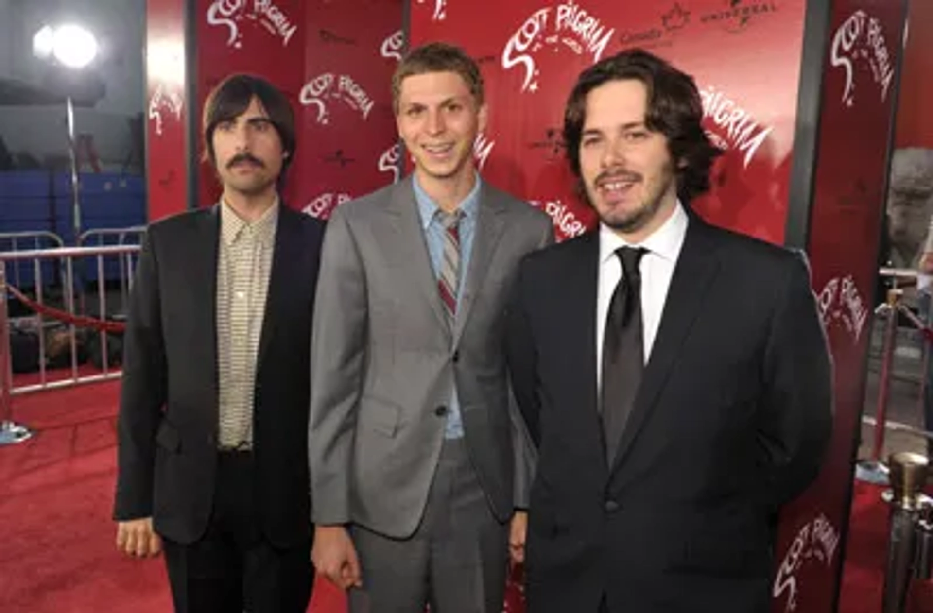 Jason Schwartzman, Michael Cera, and Edgar Wright at an event for Scott Pilgrim vs. the World (2010)