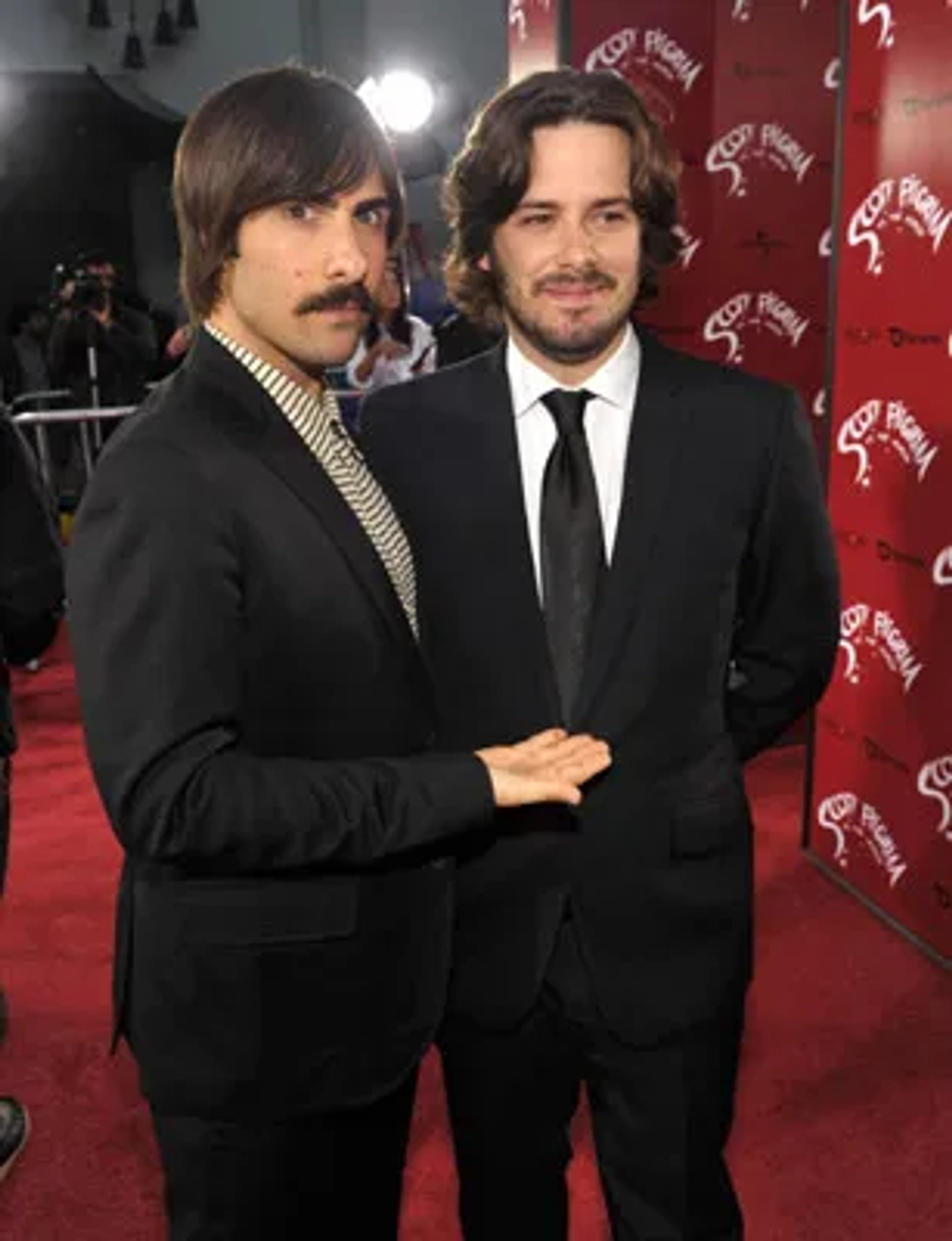 Jason Schwartzman and Edgar Wright at an event for Scott Pilgrim vs. the World (2010)