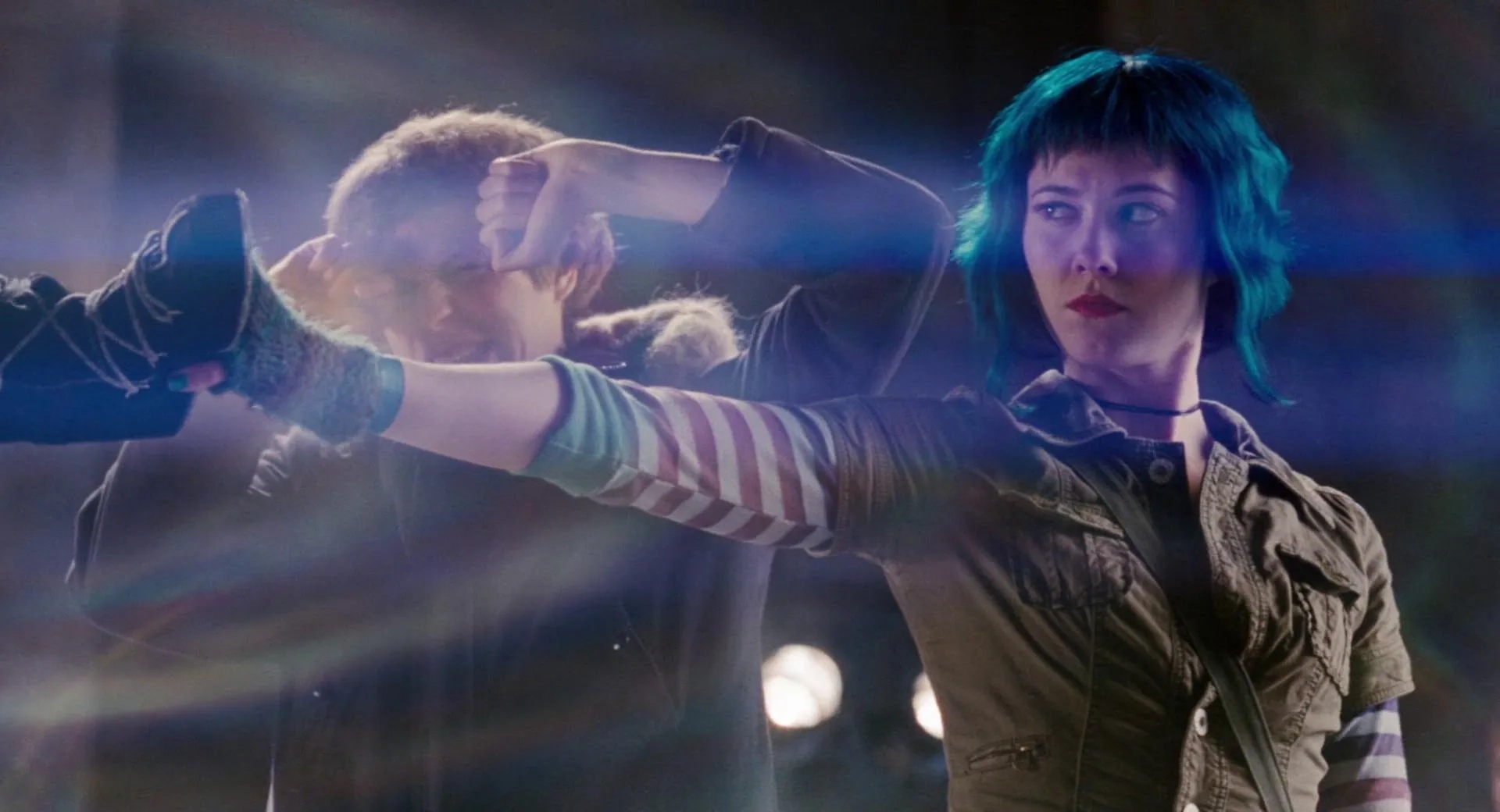 Michael Cera and Mary Elizabeth Winstead in Scott Pilgrim vs. the World (2010)