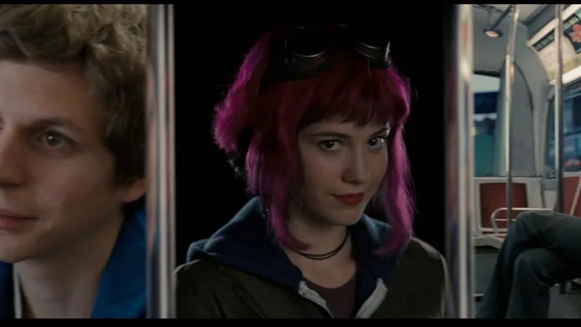 Michael Cera and Mary Elizabeth Winstead in Scott Pilgrim vs. the World (2010)