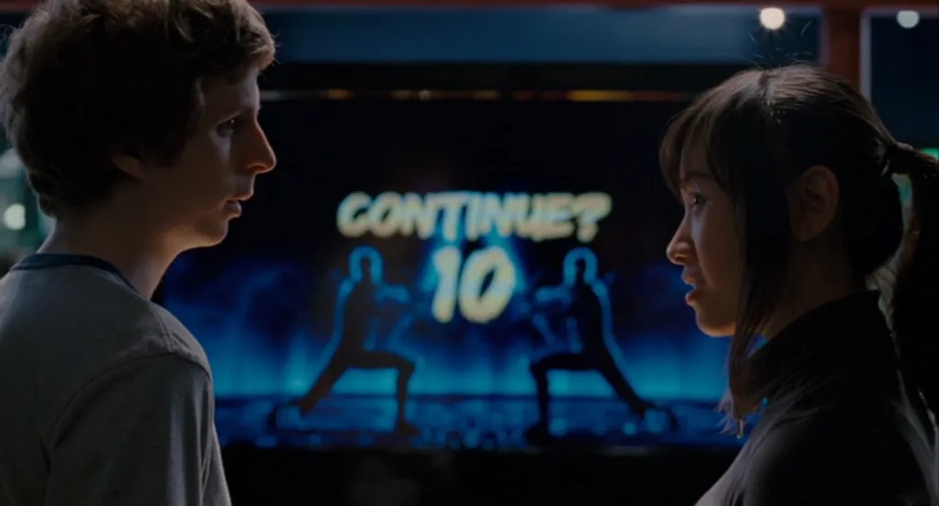 Michael Cera and Ellen Wong in Scott Pilgrim vs. the World (2010)