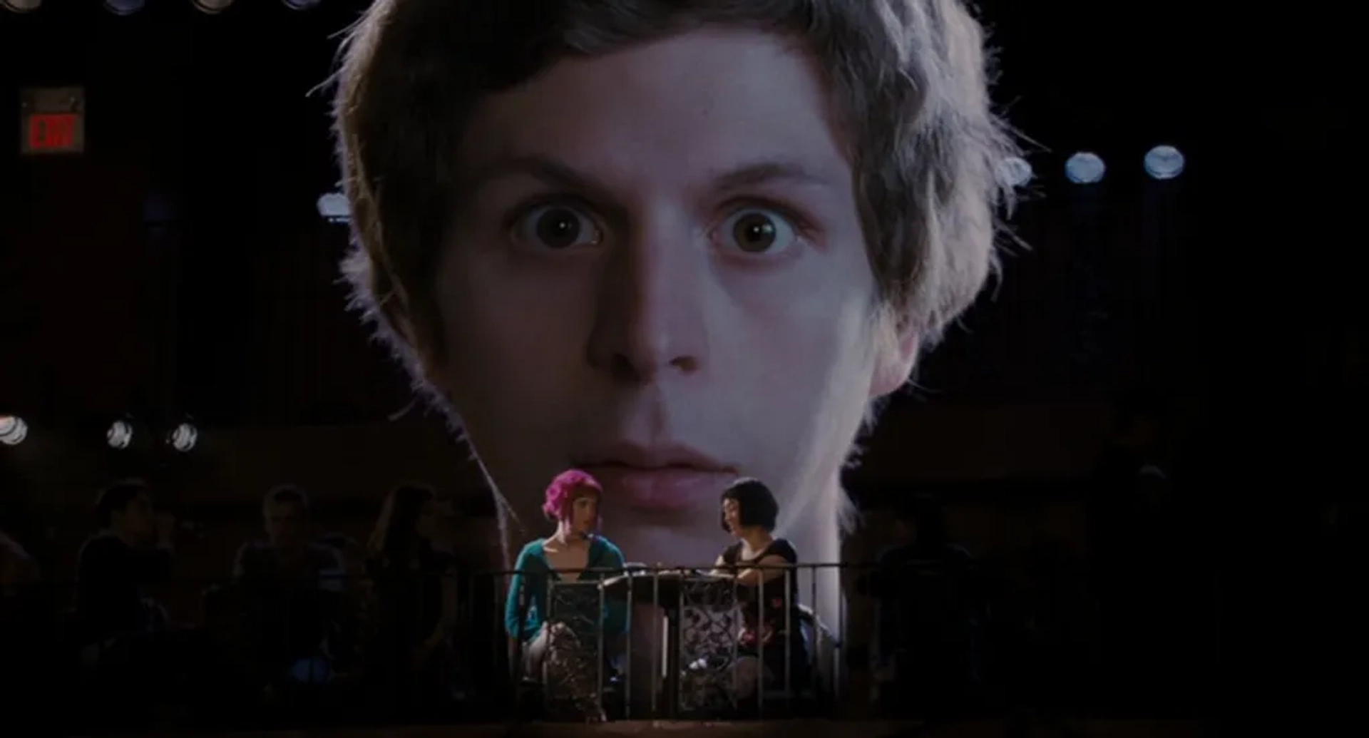 Michael Cera, Mary Elizabeth Winstead, and Ellen Wong in Scott Pilgrim vs. the World (2010)