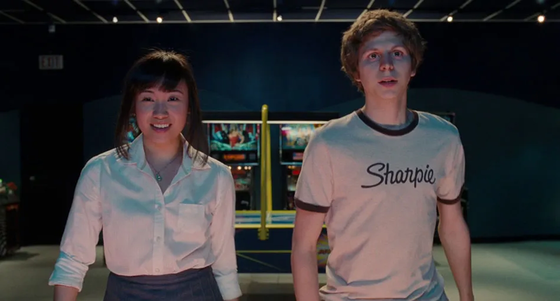 Michael Cera and Ellen Wong in Scott Pilgrim vs. the World (2010)