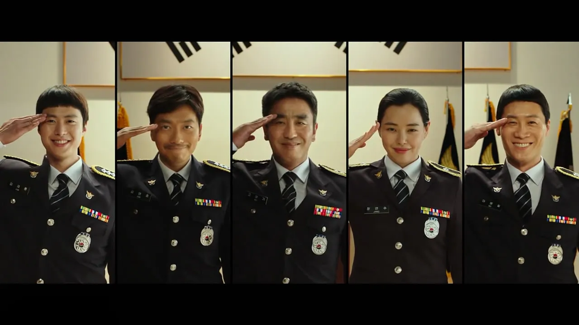 Seung-ryong Ryu, Lee Hanee, Jin Seon-kyu, Dong-hwi Lee, and Myoung Gong in Extreme Job (2019)