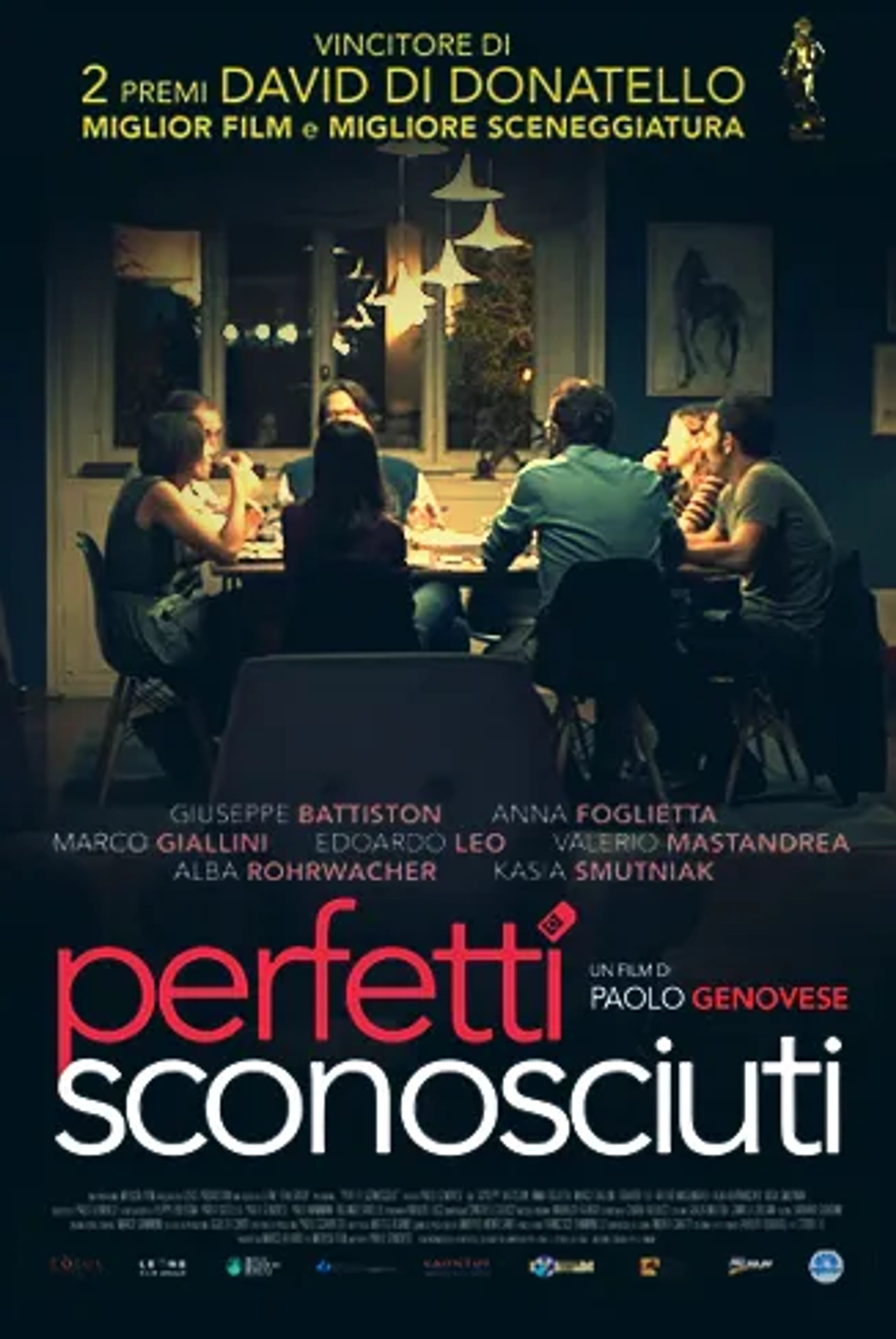 Giuseppe Battiston, Marco Giallini, Edoardo Leo, Valerio Mastandrea, Kasia Smutniak, Anna Foglietta, and Alba Rohrwacher in Perfect Strangers (2016)