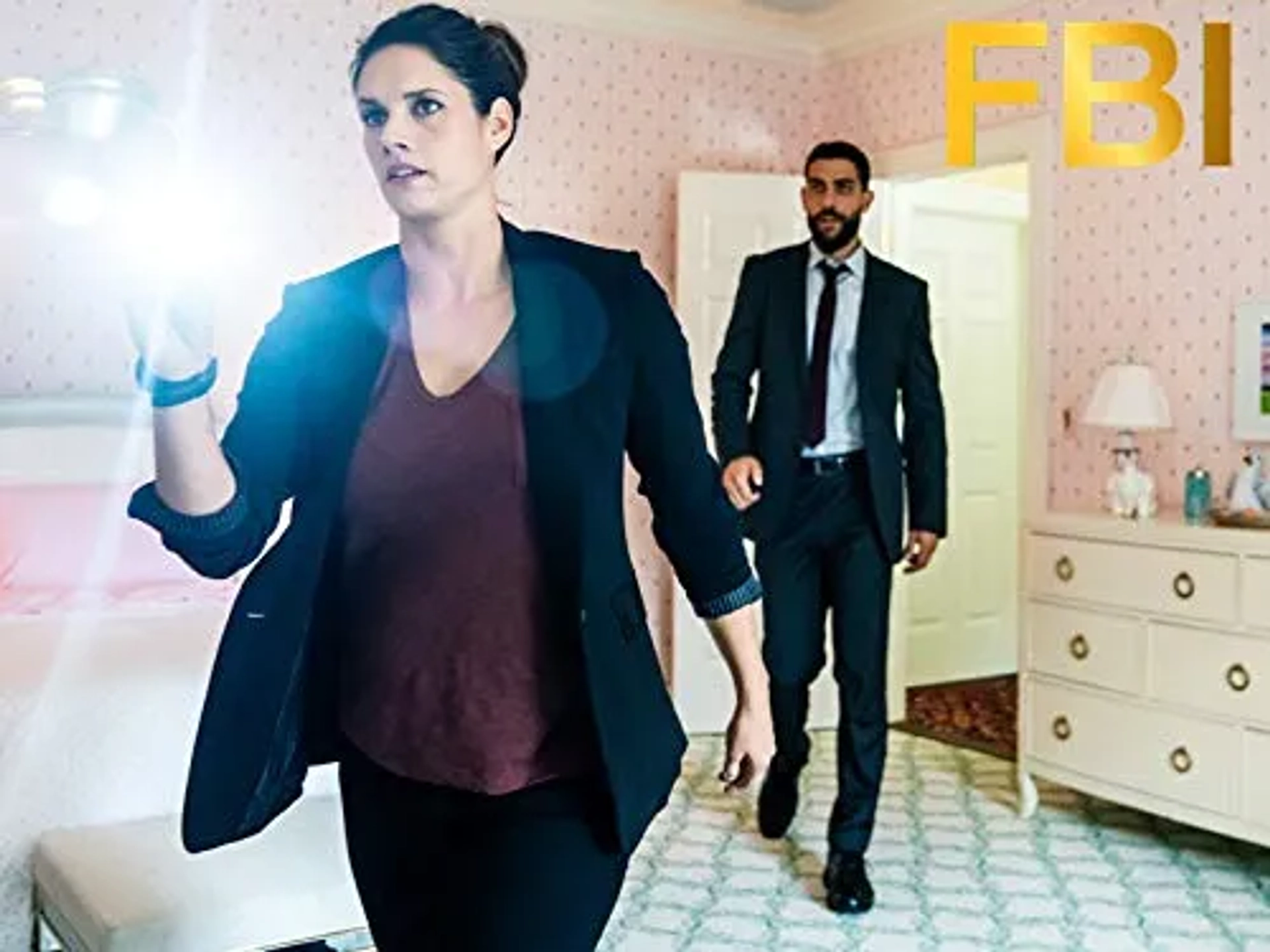 Missy Peregrym and Zeeko Zaki in FBI (2018)